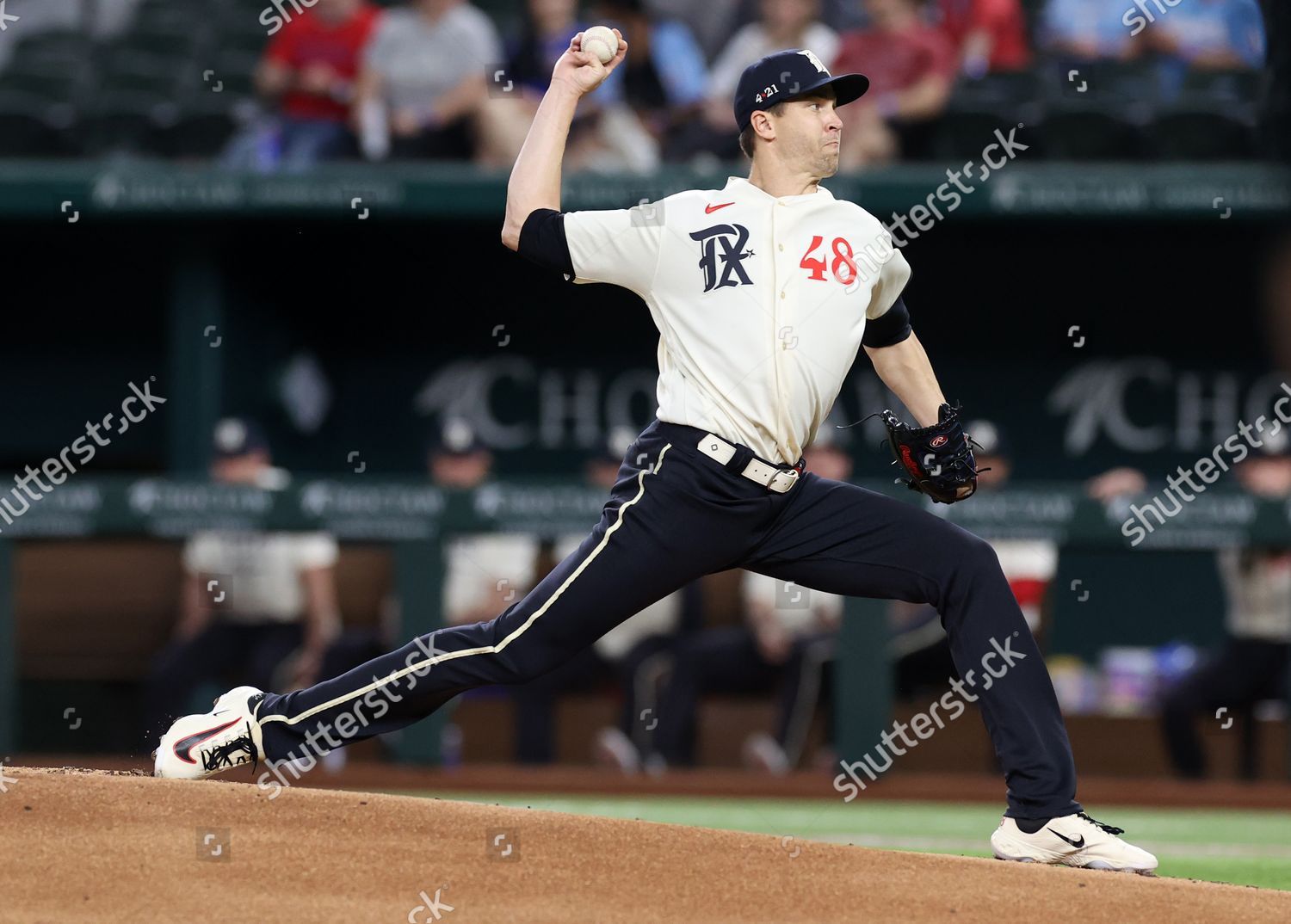 Texas Rangers Starting Pitcher Jacob Degrom Editorial Stock Photo - Stock  Image