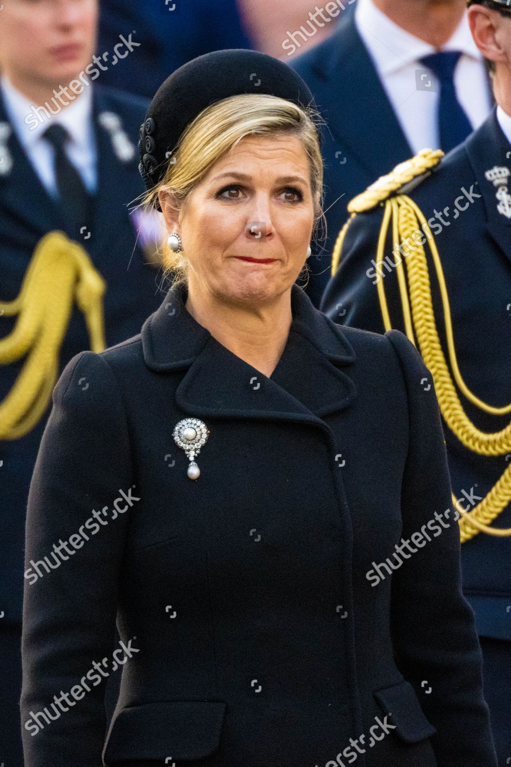 Queen Maxima Netherlands During National Wwii - Foto De Stock De ...