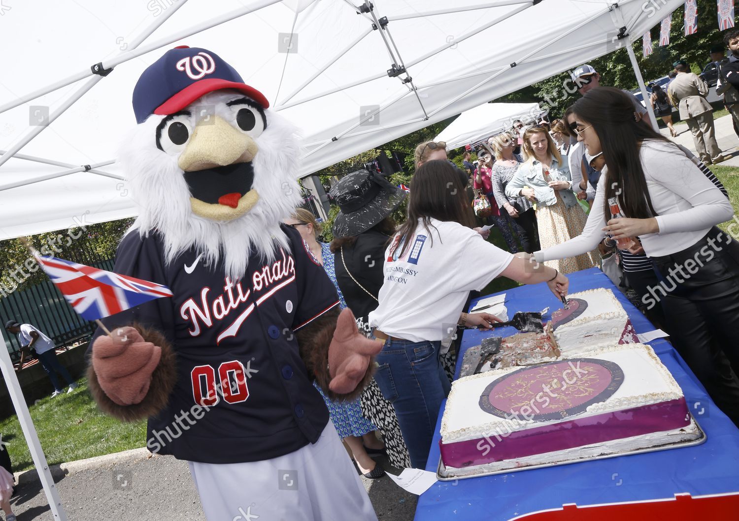 Screech Washington Nationals Mascot Editorial Photo - Image of