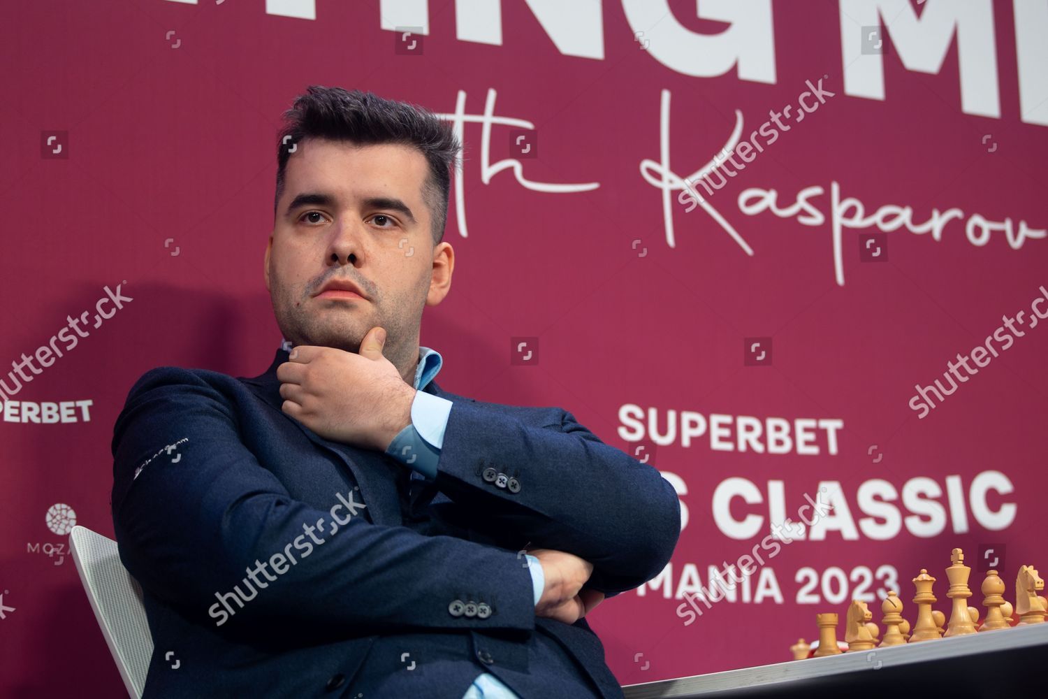 Romanian Chess Grandmaster Richard Rapport During Editorial Stock Photo -  Stock Image