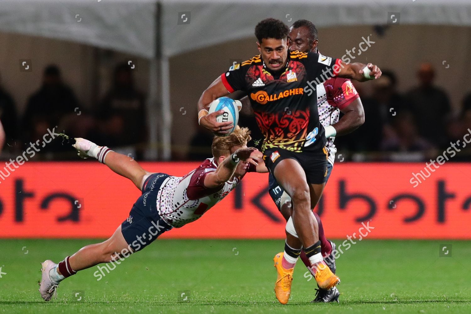 Emoni Narawa Chiefs During Super Rugby Editorial Stock Photo - Stock ...