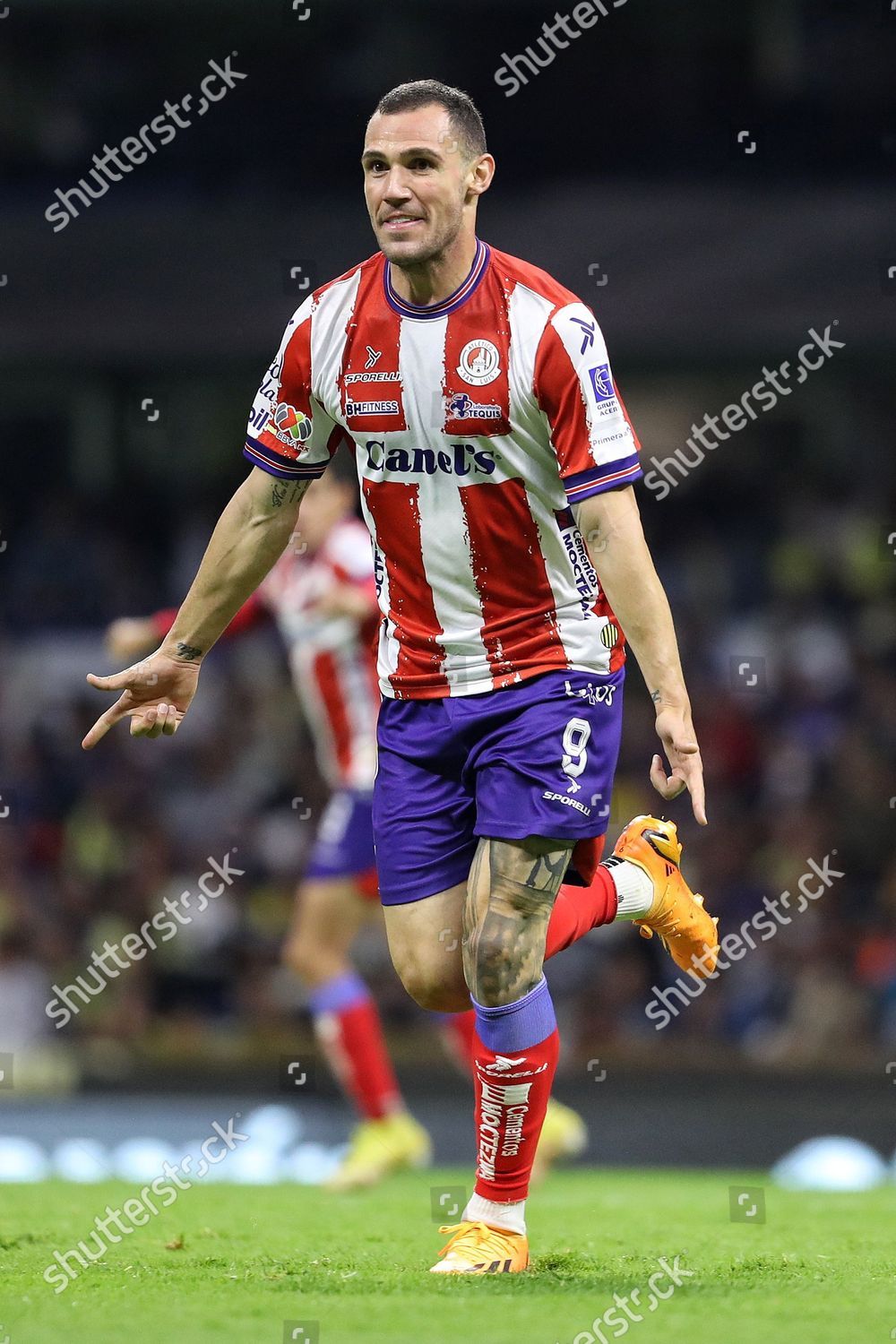 Atletico San Luis Leonardo Bonatini Celebrates Editorial Stock Photo