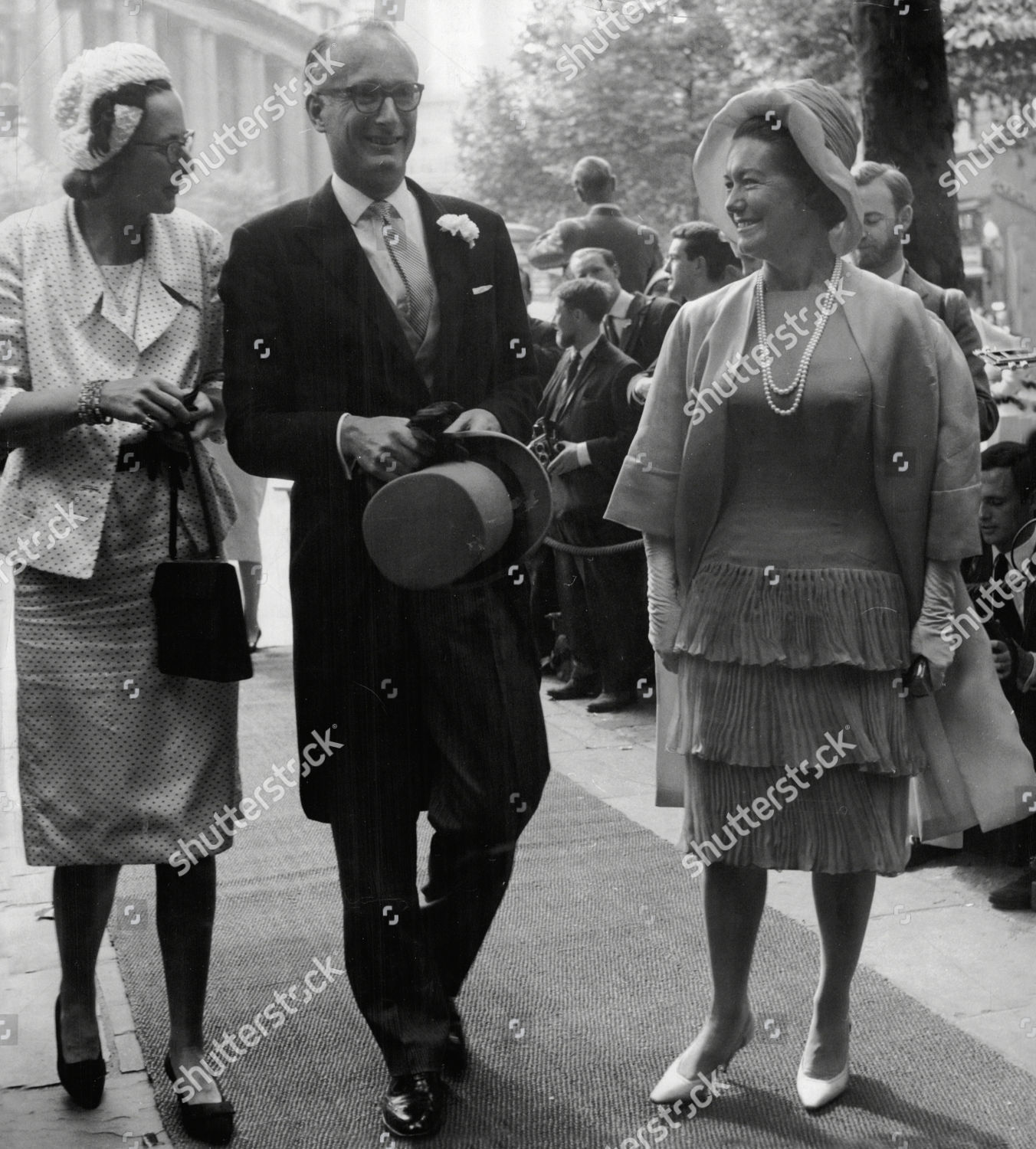 Henrietta Tiarks Marchioness Tavistock Her Wedding Editorial Stock ...