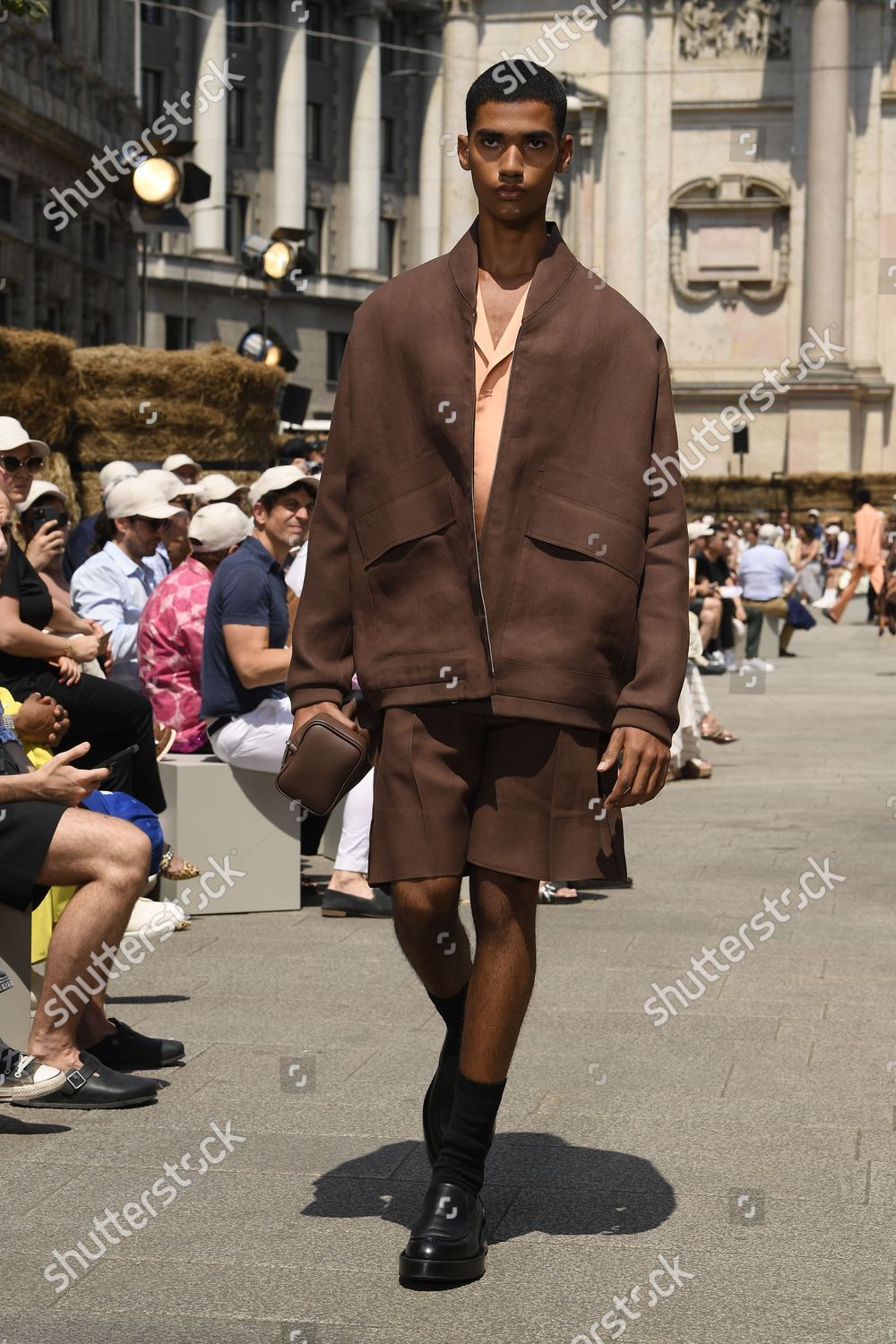 Model On Catwalk Editorial Stock Photo - Stock Image