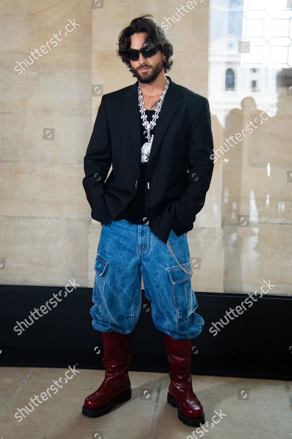 Maluma Attending Givenchy Photocall During Givenchy Editorial Stock Photo -  Stock Image