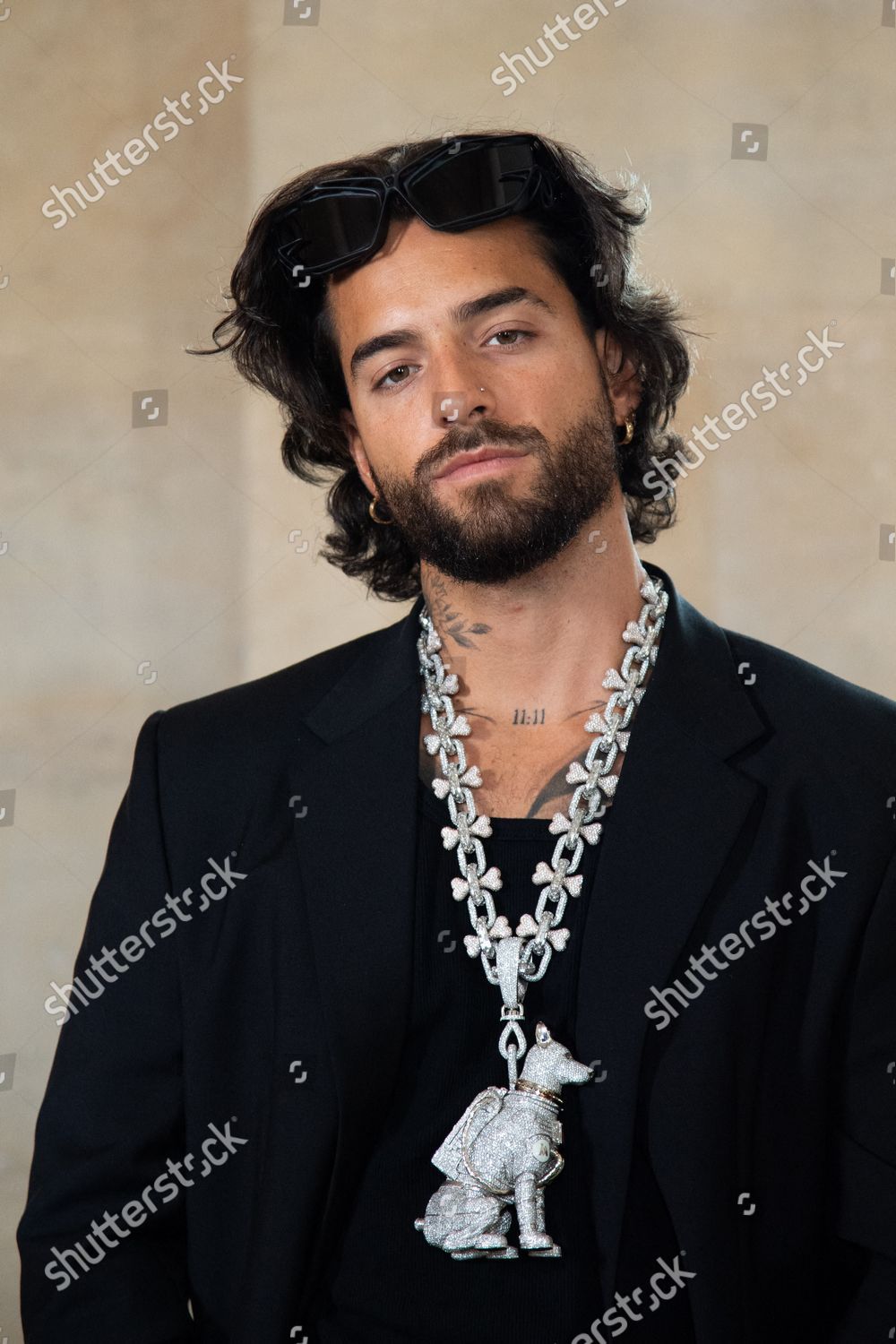 Maluma Attending Givenchy Photocall During Givenchy Editorial Stock Photo -  Stock Image