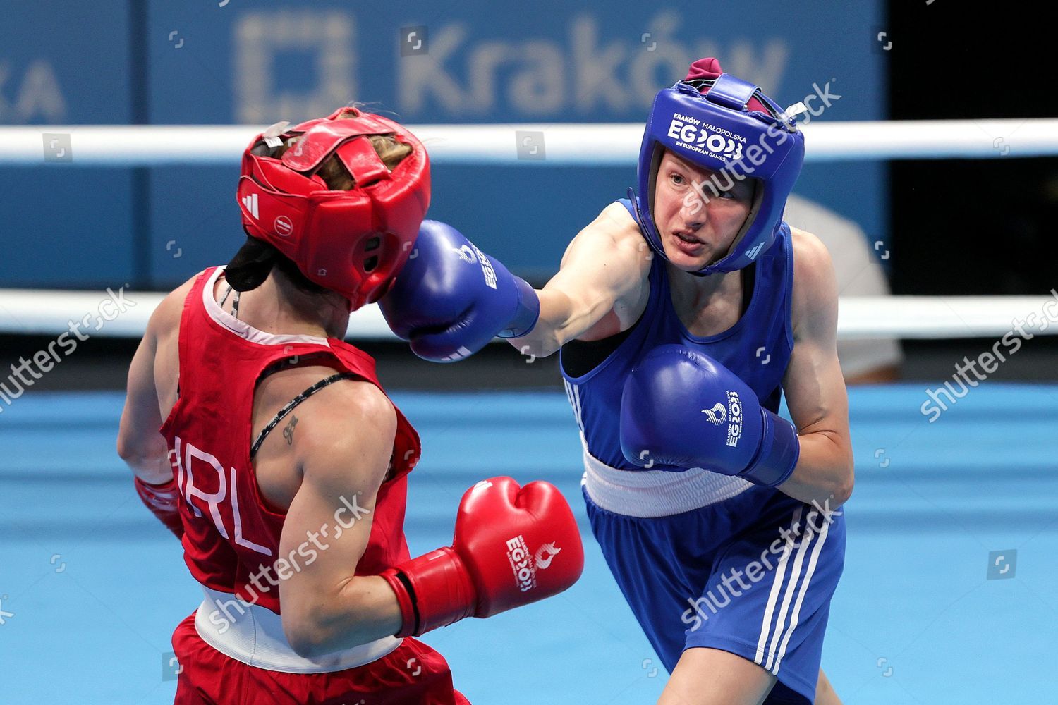 Womens 60kg Prelims Round 32 Kellie Editorial Stock Photo - Stock Image