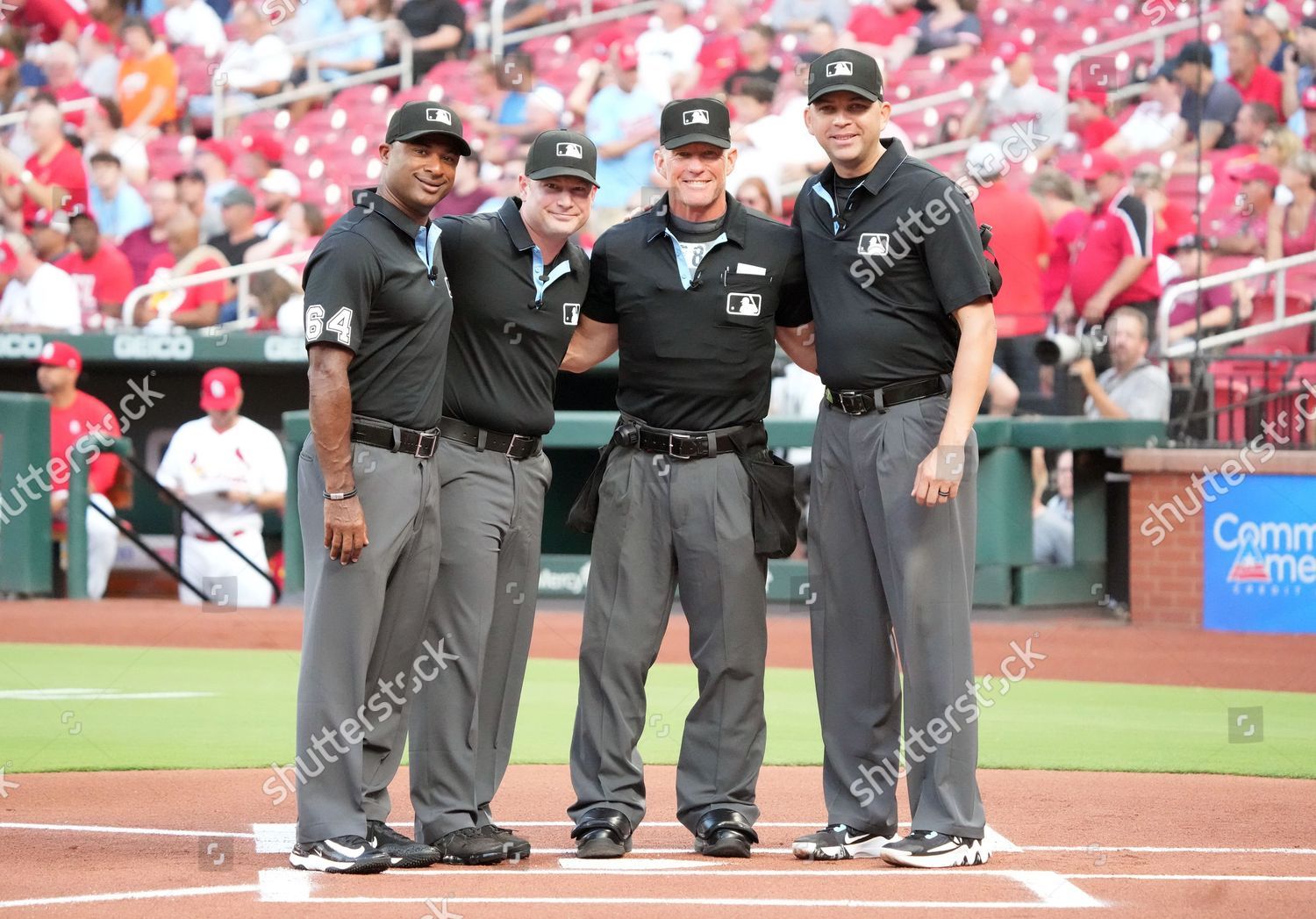 Major League Umpires L R Manny Editorial Stock Photo - Stock Image