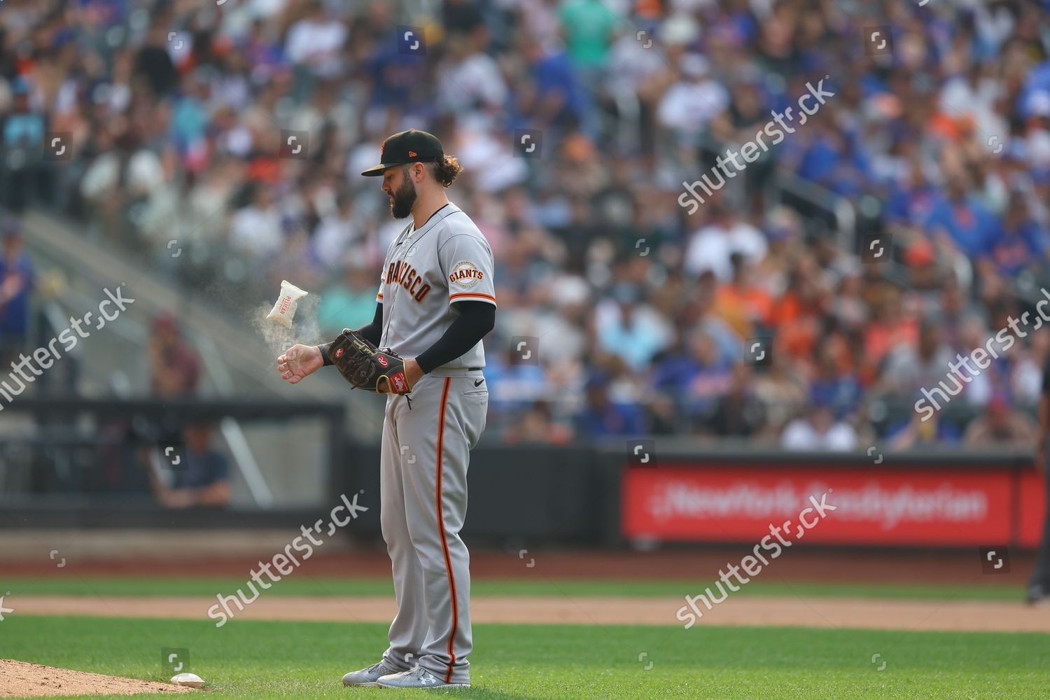 Jakob Junis of the San Francisco Giants pitches against the San