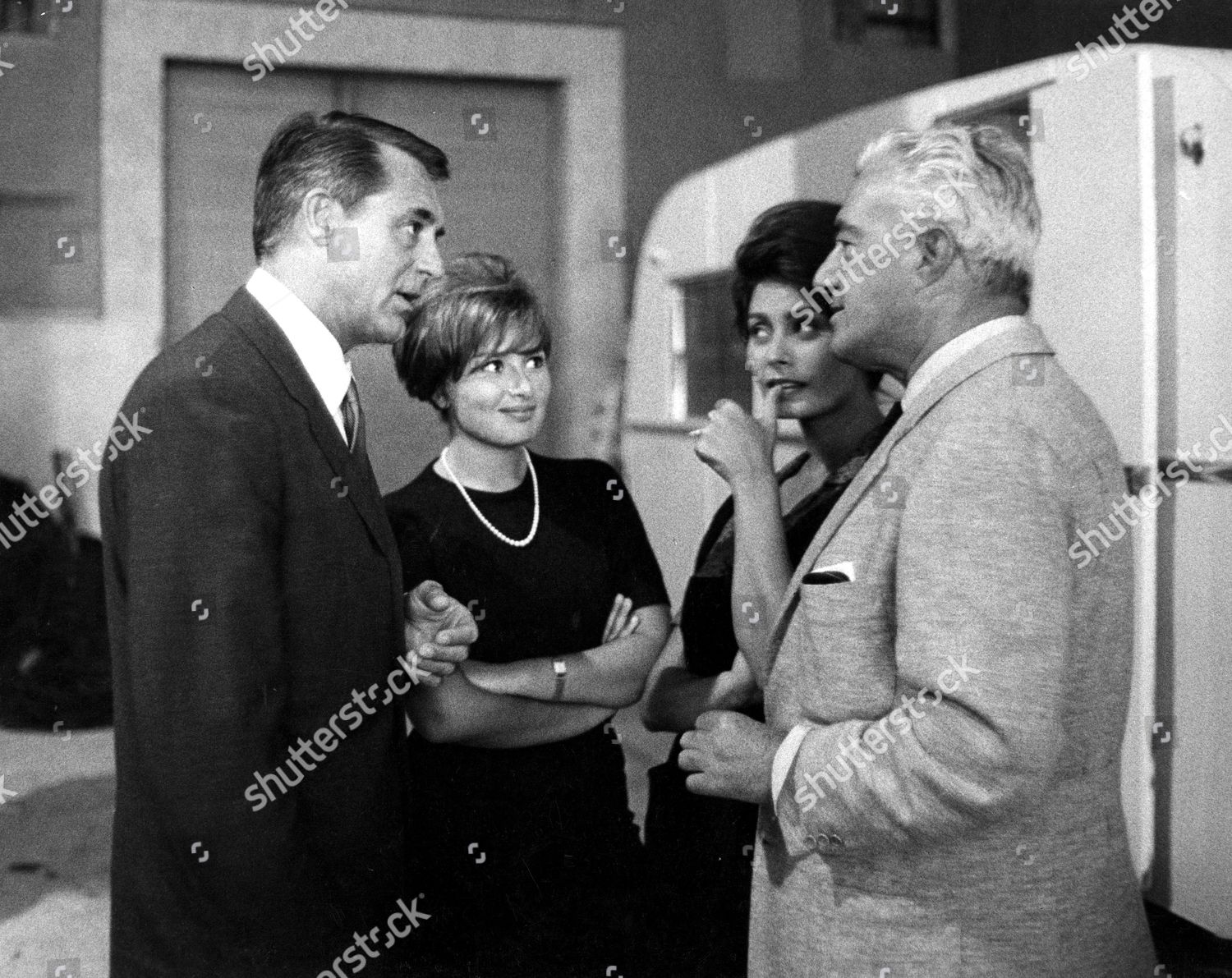 Cary Grant Visiting Sophia Loren On Editorial Stock Photo Stock Image Shutterstock