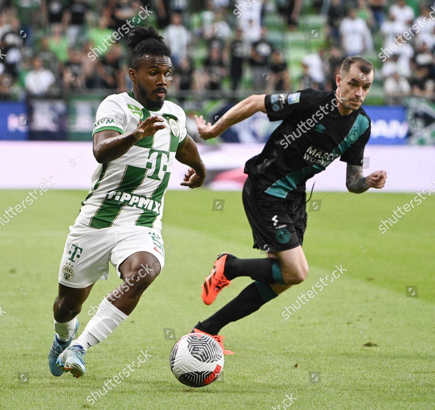 Jose Marcos Marquinhos of Ferencvarosi TC reacts during the