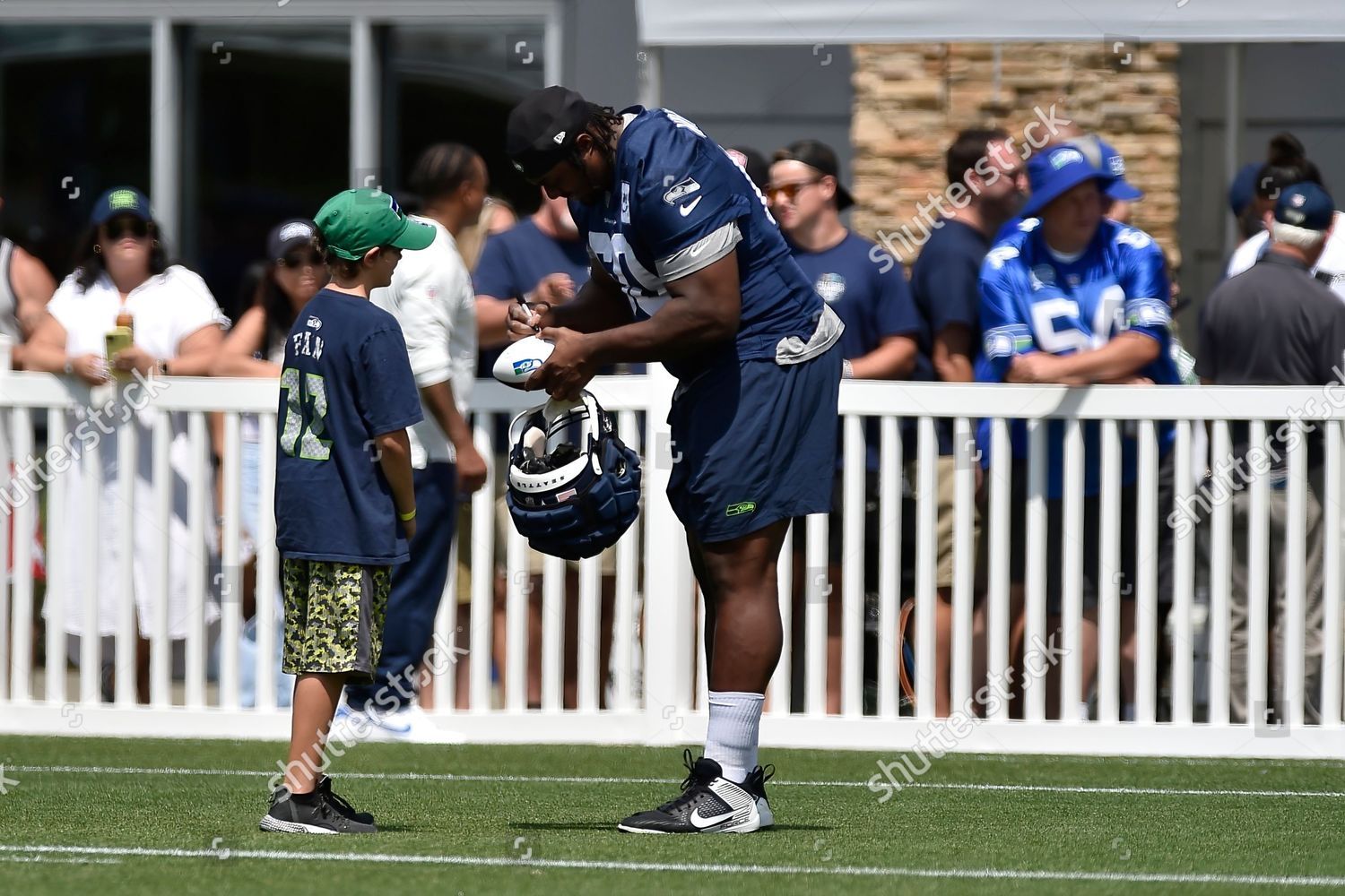 Seattle Seahawks Guard Phil Haynes 60 Editorial Stock Photo