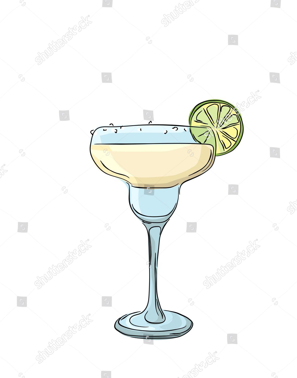 Margarita Glass Alcohol Cocktail Stock Illustration  Download Image Now   Margarita Glass  Material Vector  iStock