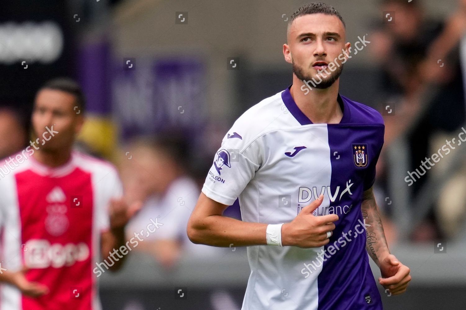 Zeno Debast of RSC Anderlecht looks on during the Jupiler Pro League  News Photo - Getty Images