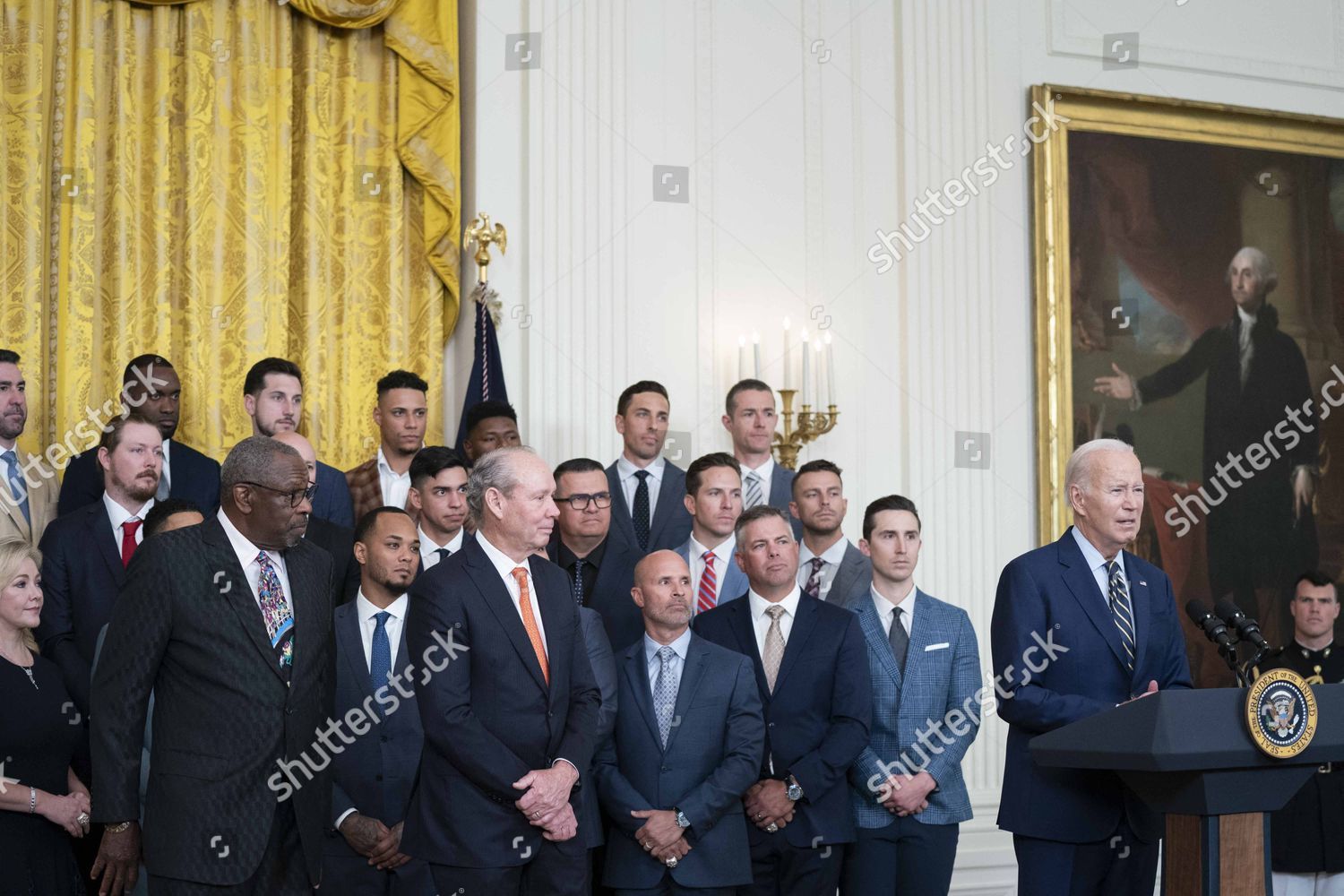 Biden hosts World Series-winning Astros at White House