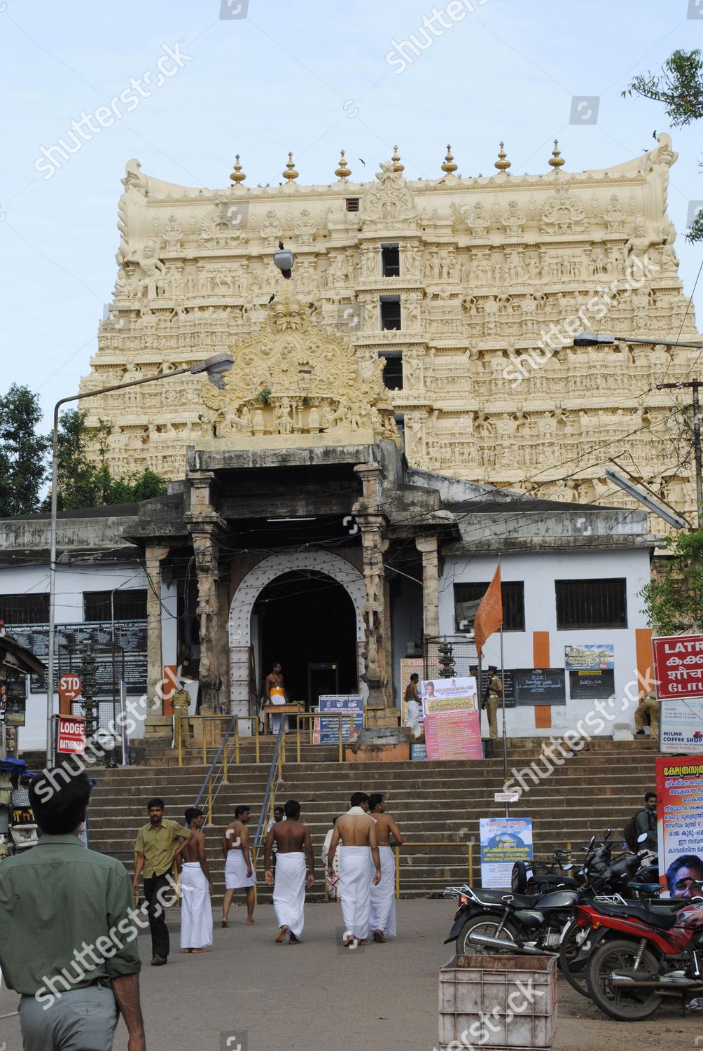 Exterior View Sree Padmanabhaswamy Temple Thiruvananthapuram Editorial ...