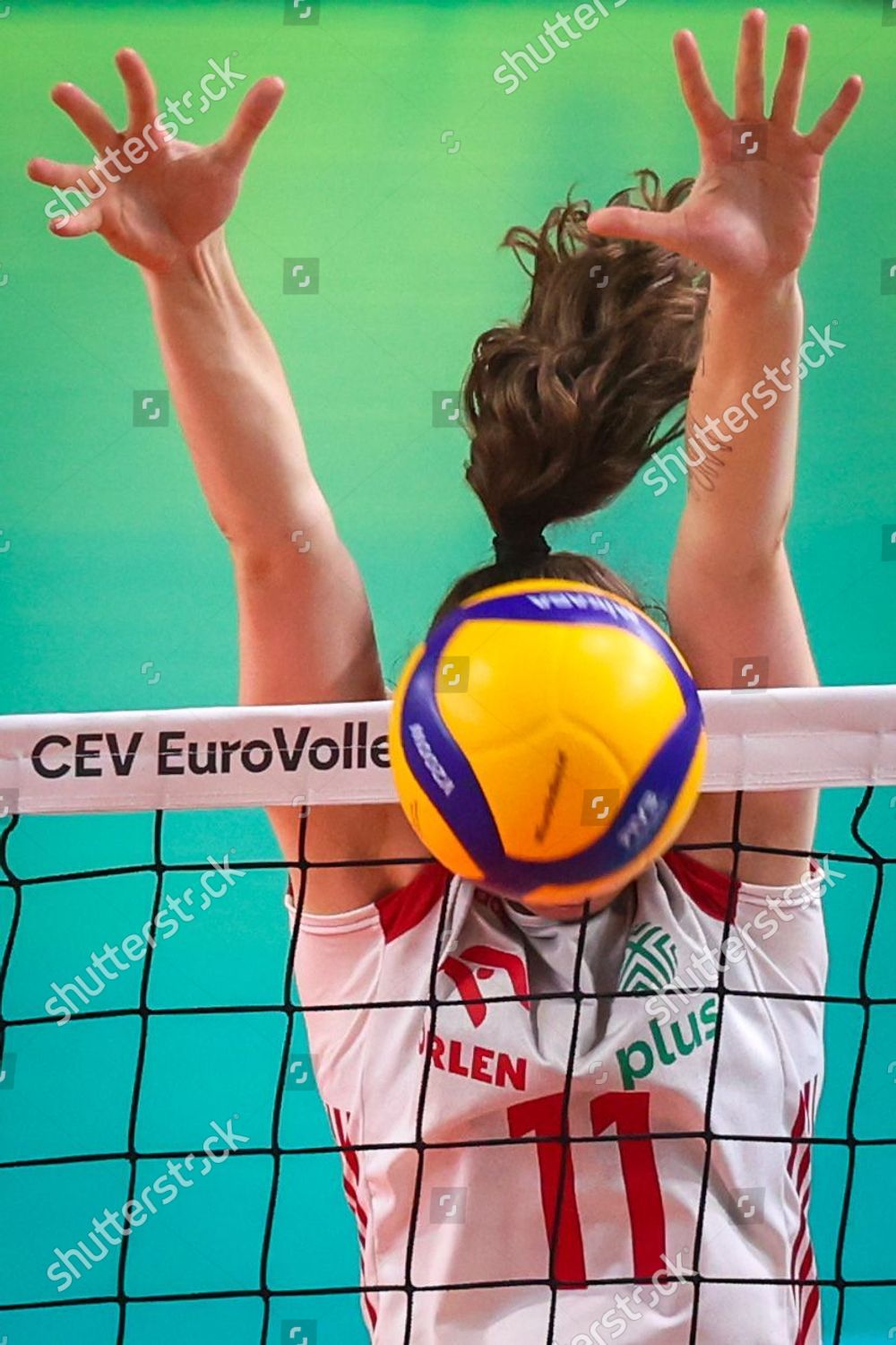 Poland Player Martyna Lukasik Action During Editorial Stock Photo ...