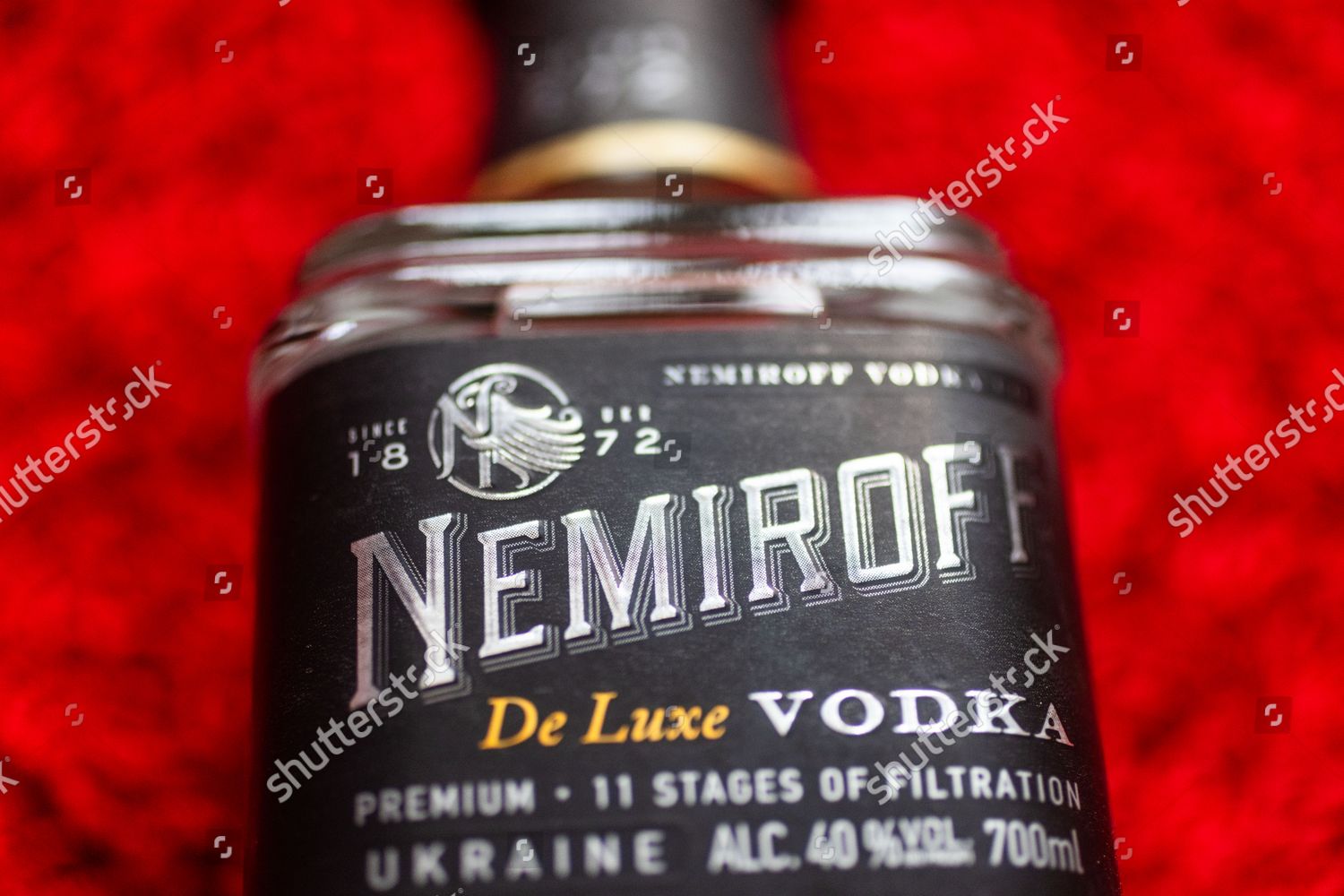 Nemiroff De Luxe Vodka Ukraine Nemiroff Editorial Stock Photo - Stock ...