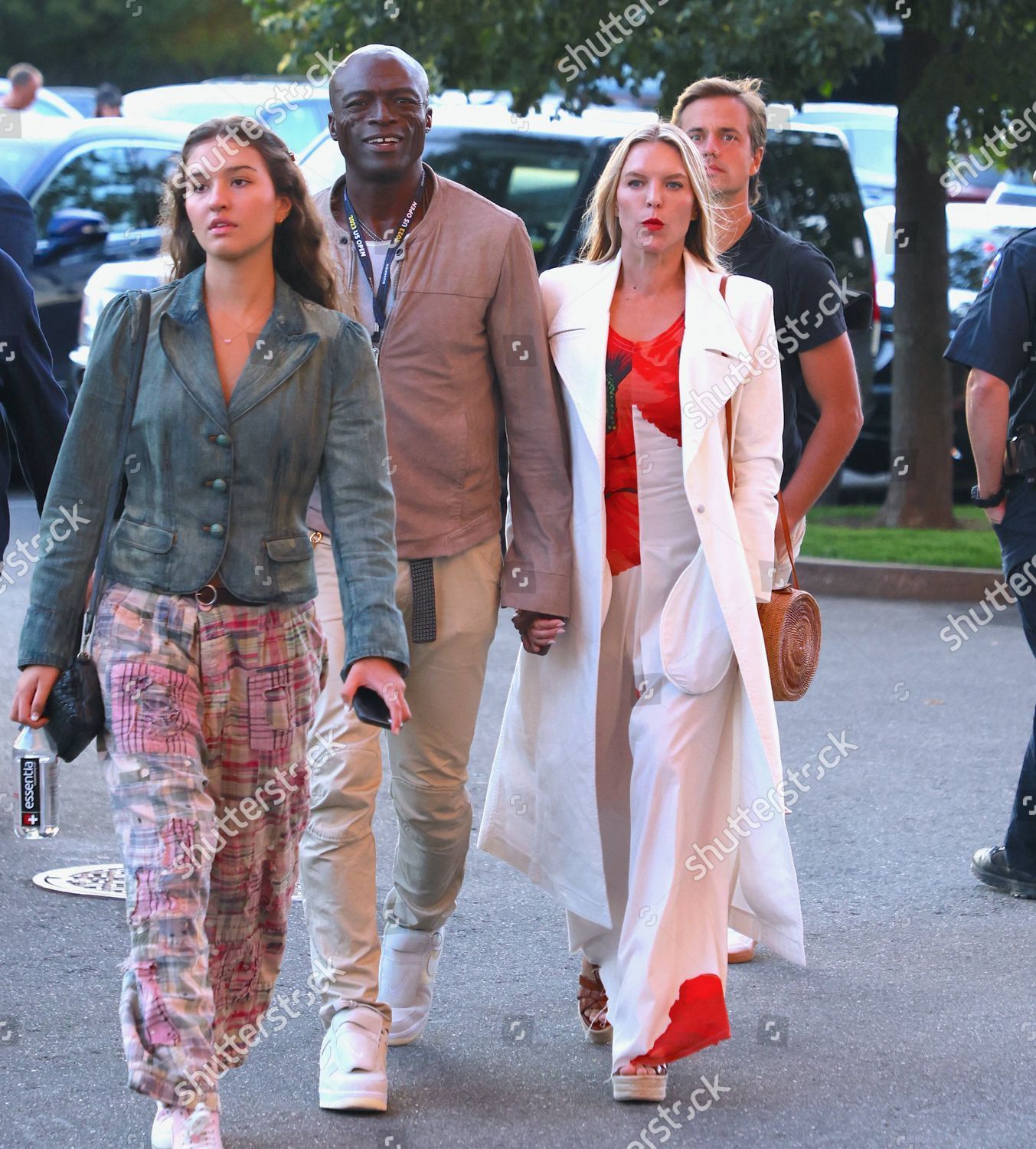 Singer Seal His Girlfriend Laura Strayer Editorial Stock Photo Stock