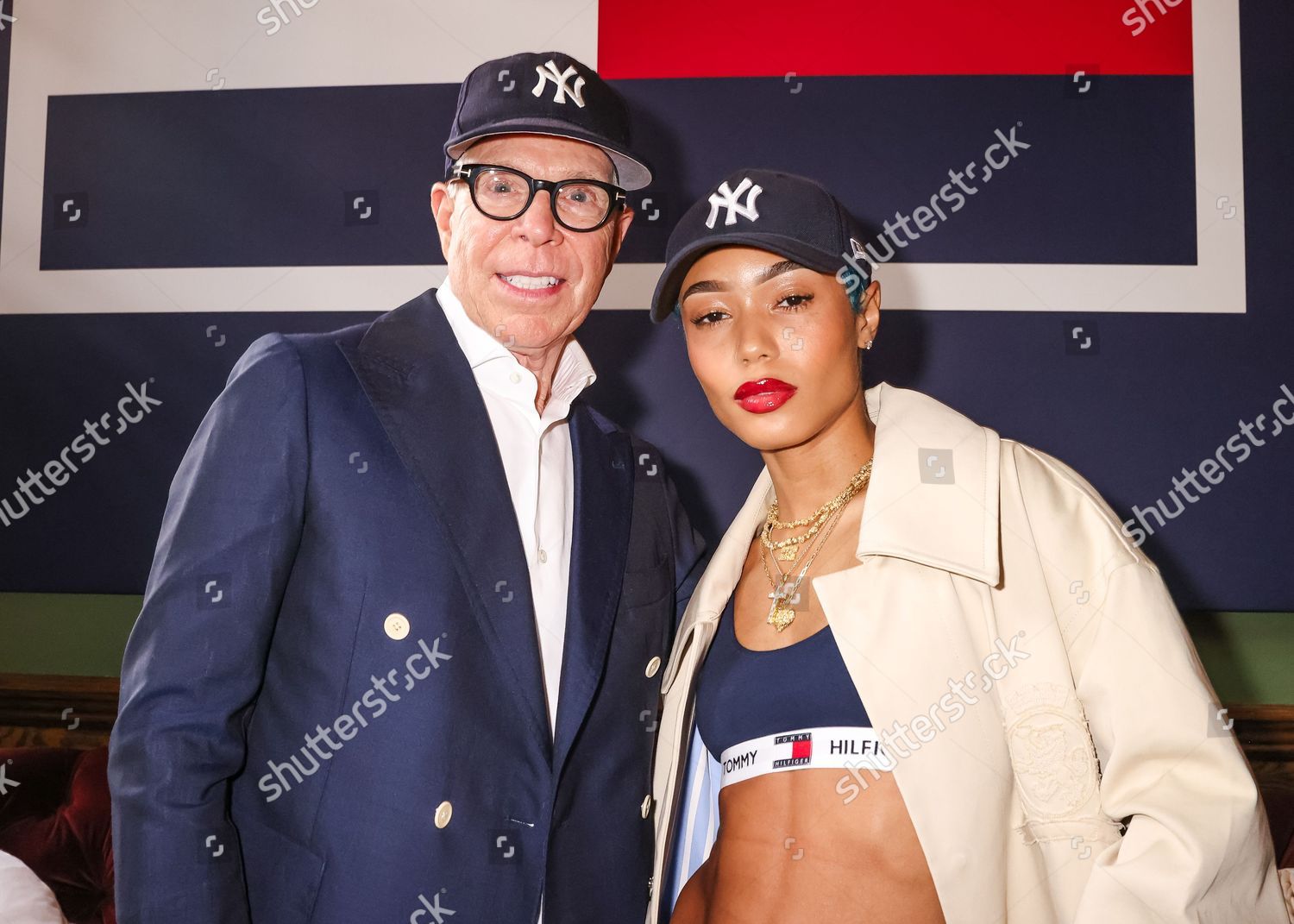 NEW YORK, NY- SEPTEMBER 10: Coi Leray and Tommy Hilfiger at at the Tommy  Hilfiger Brunch with A Twist during NYFW 2023 on September 10, 2023 in New  York City. Credit: MediaPunch