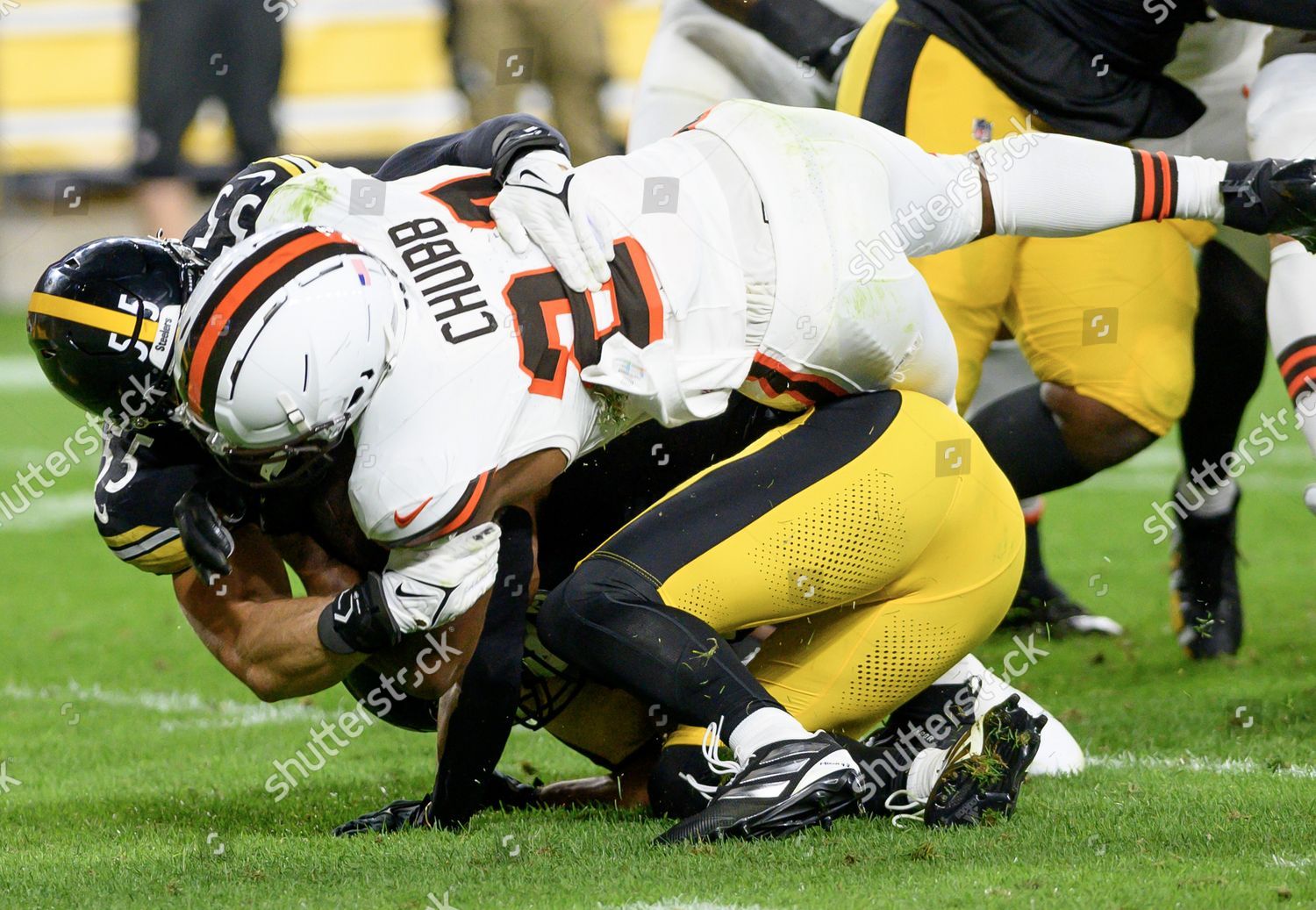 Pittsburgh Steelers safety Minkah Fitzpatrick (39) celebrates an