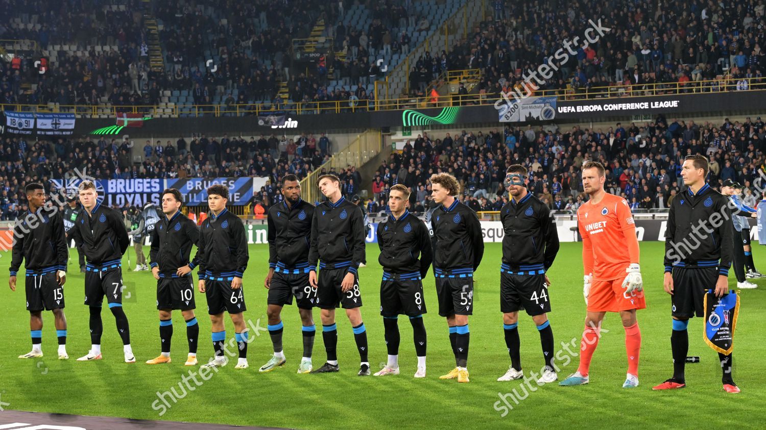 Club Brugge Fans During Europa League Editorial Stock Photo