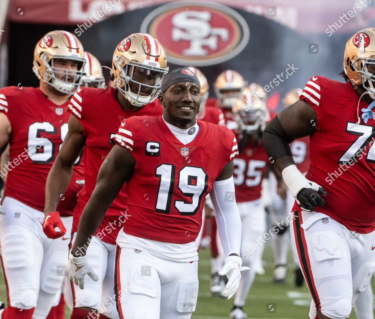 San Francisco 49ers Wide Receiver Deebo Editorial Stock Photo - Stock Image