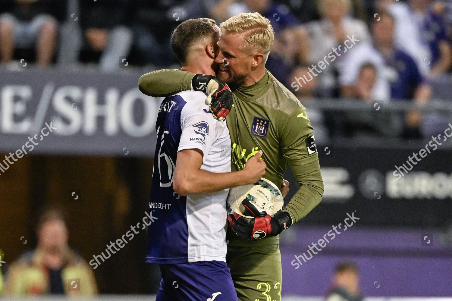 Brussels, Belgium. 24th Sep, 2023. Anderlecht's Kasper Schmeichel