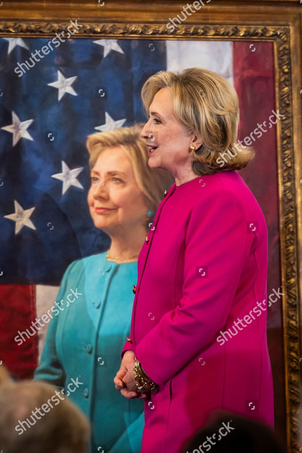 Hillary Clinton portrait unveiled at State Department