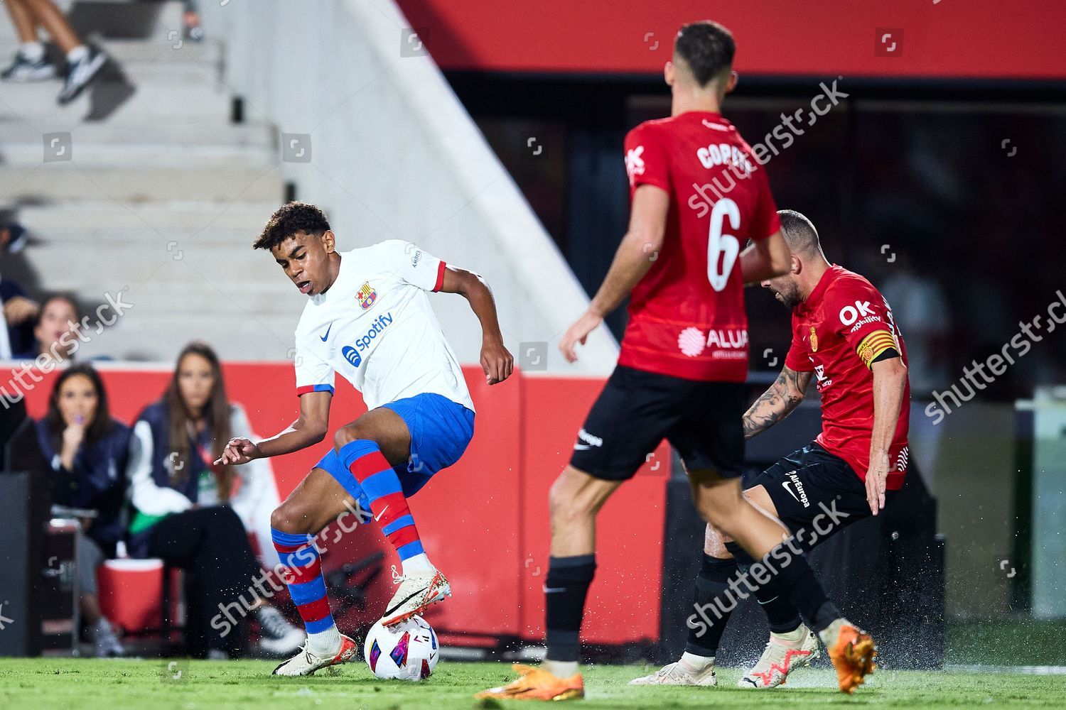 Lamine Yamal Fc Barcelona Dribbles During Editorial Stock Photo - Stock