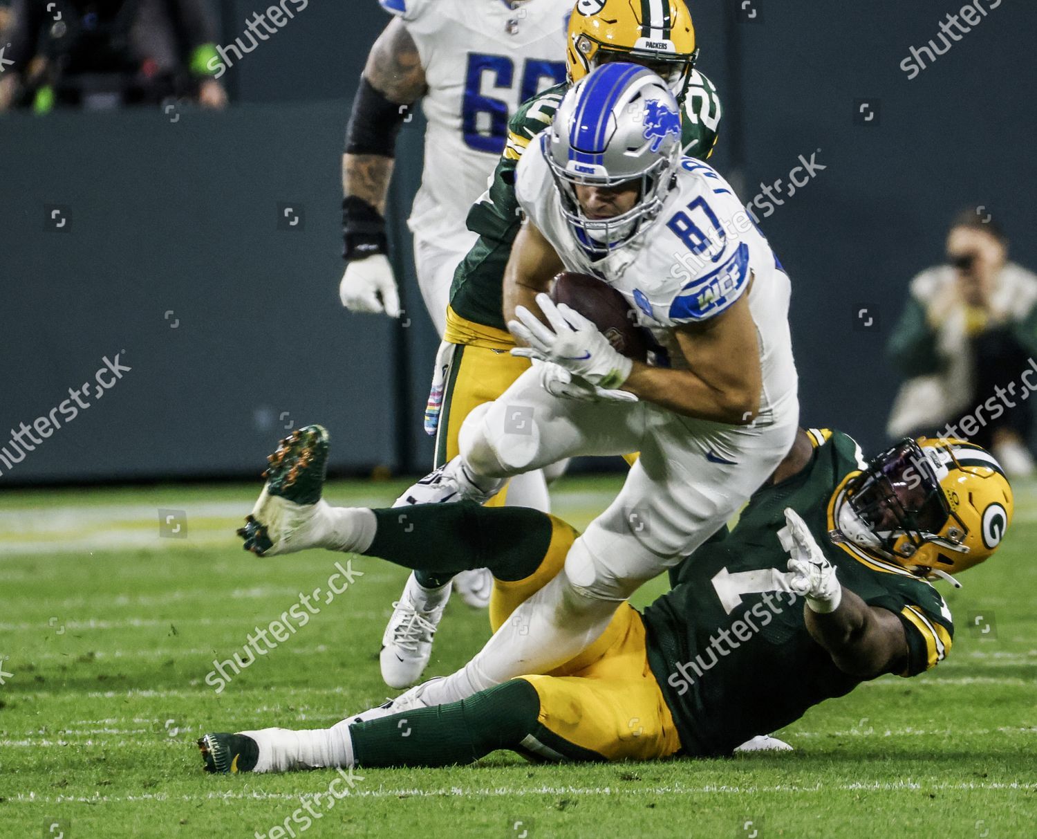 Photo: Detroit Lions at Green Bay Packers in Green Bay, Wisconsin