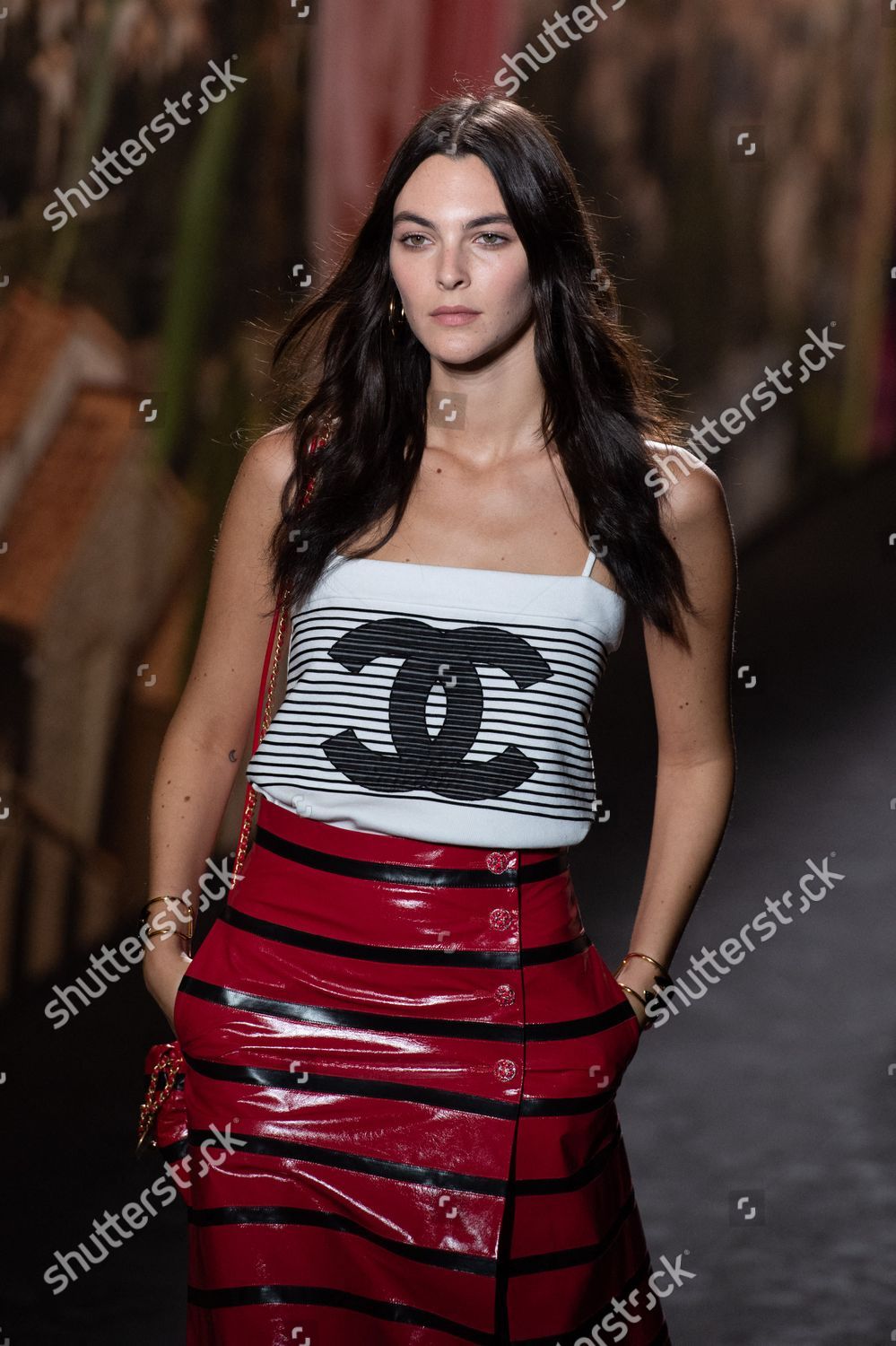 Vittoria Ceretti Walks Runway During Chanel Editorial Stock Photo - Stock  Image