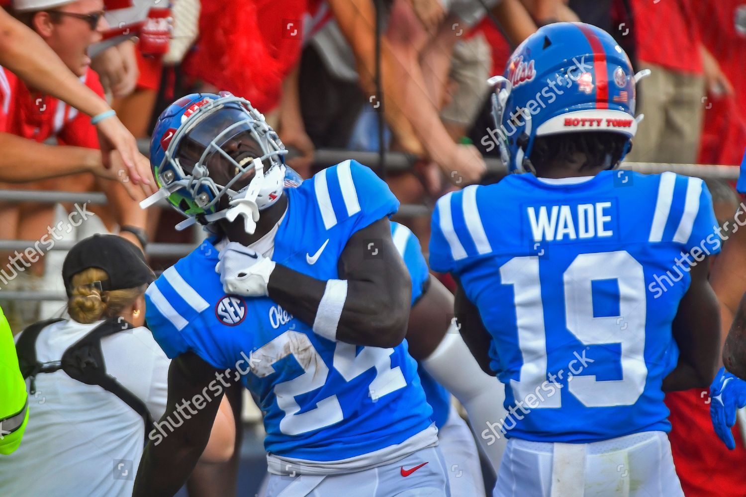 Blue & White Football Uniform For Stuffed Animals