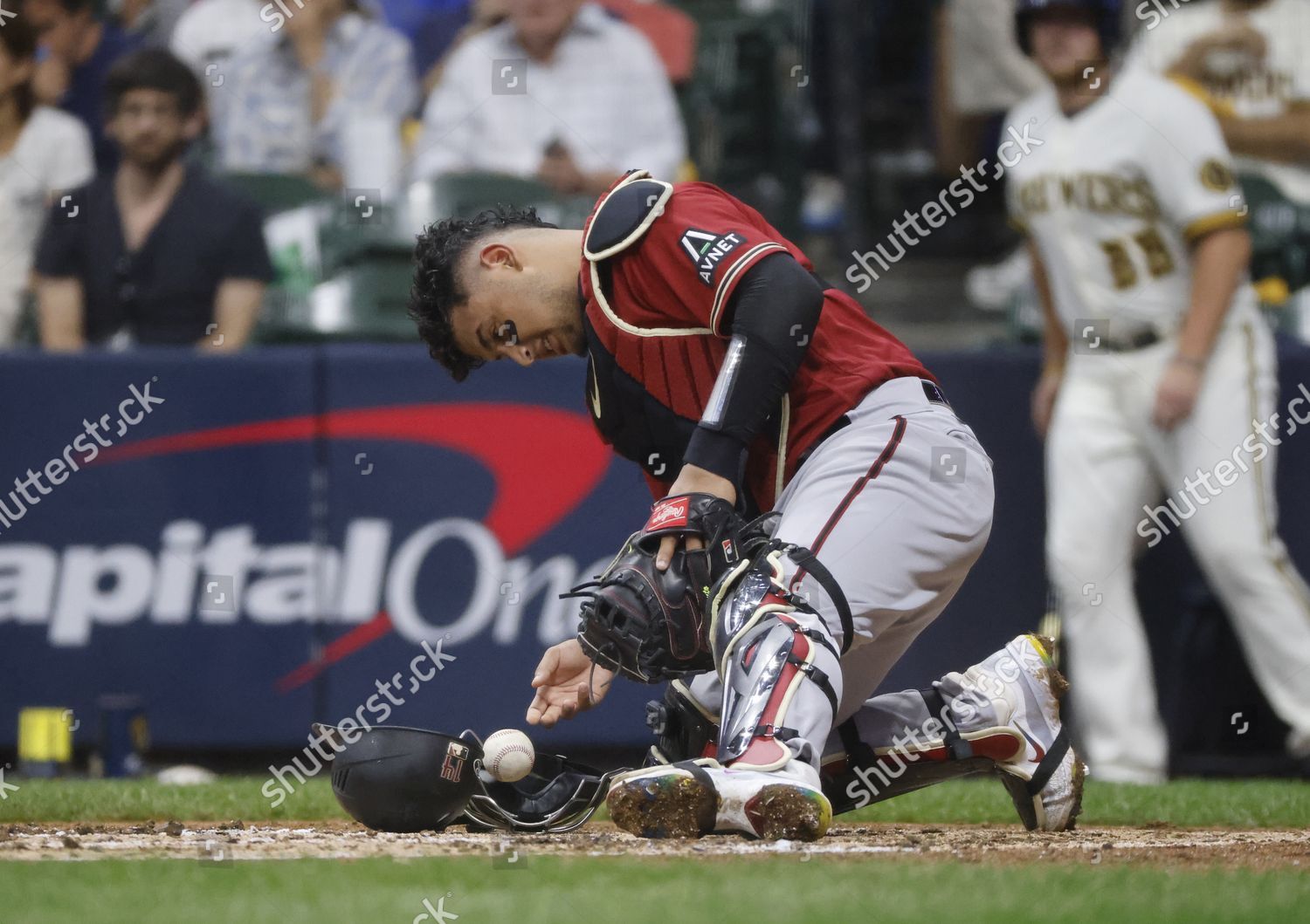 Arizona Diamondbacks catcher Gabriel Moreno tooks to tap more