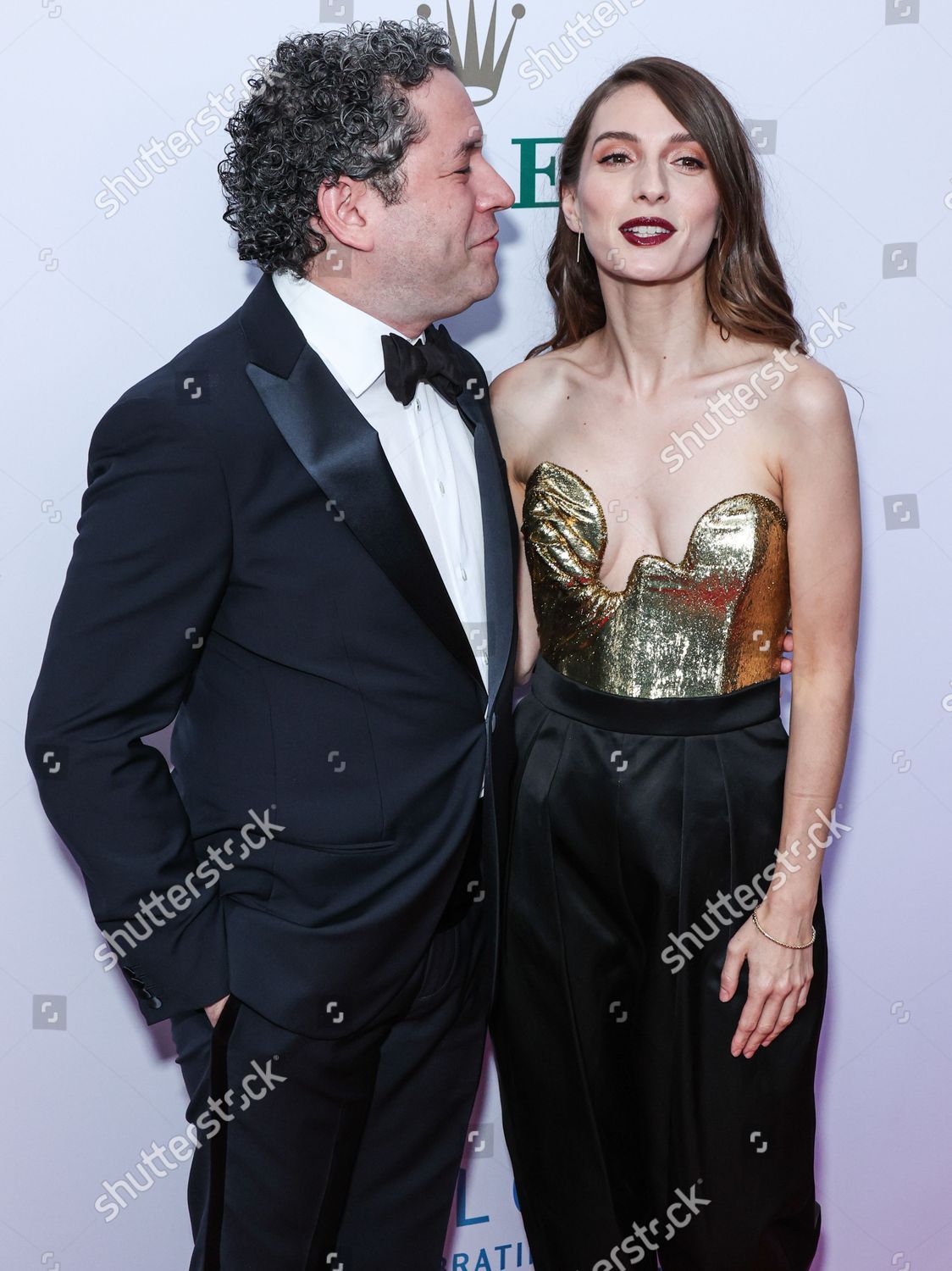 Gustavo Dudamel and his wife Maria Valverde attend Gustavo