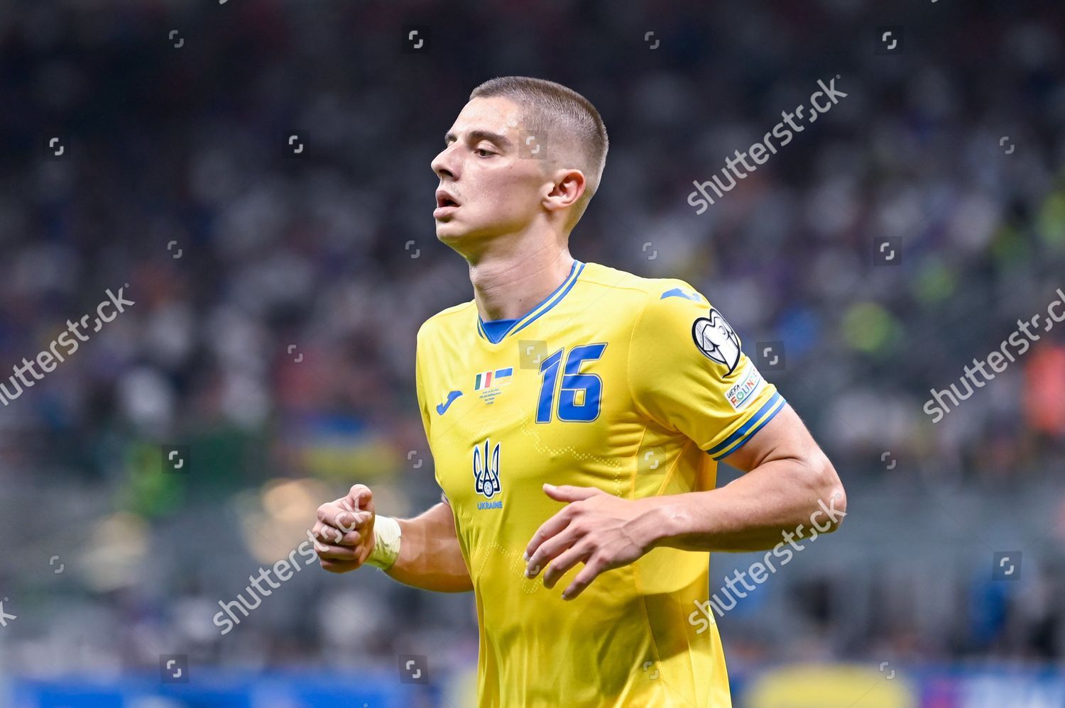 Vitalii Mykolenko Portrait During Uefa Euro Editorial Stock Photo ...