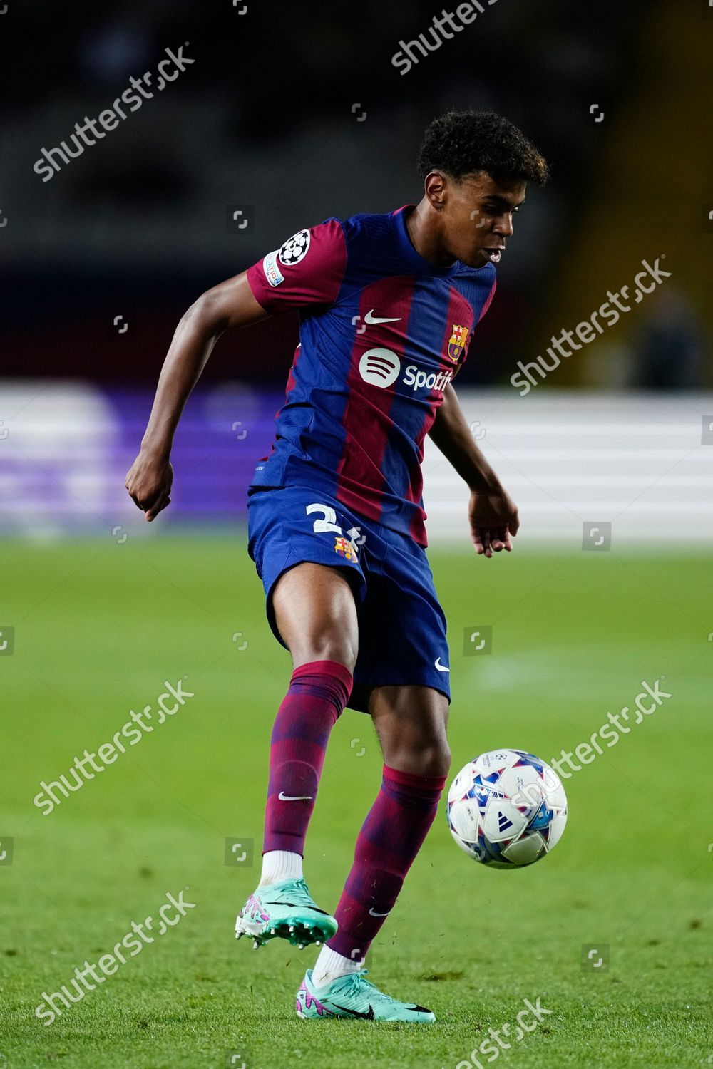 Lamine Yamal Right Winger Barcelona Spain Editorial Stock Photo - Stock ...