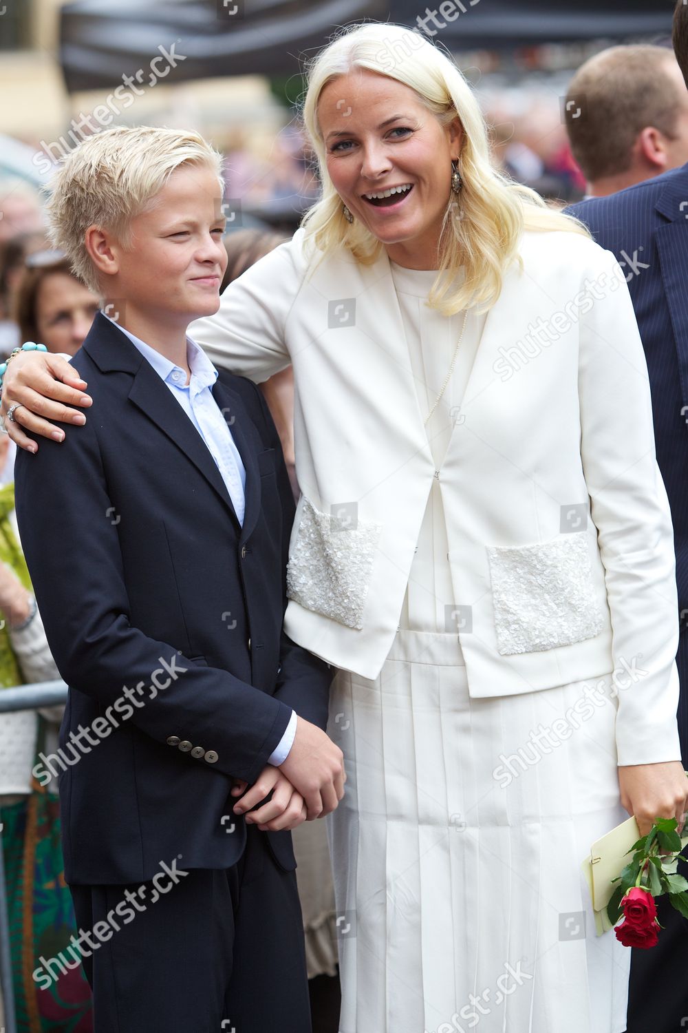 Crown Princess Mettemarit Son Marius Borg Editorial Stock Photo - Stock ...