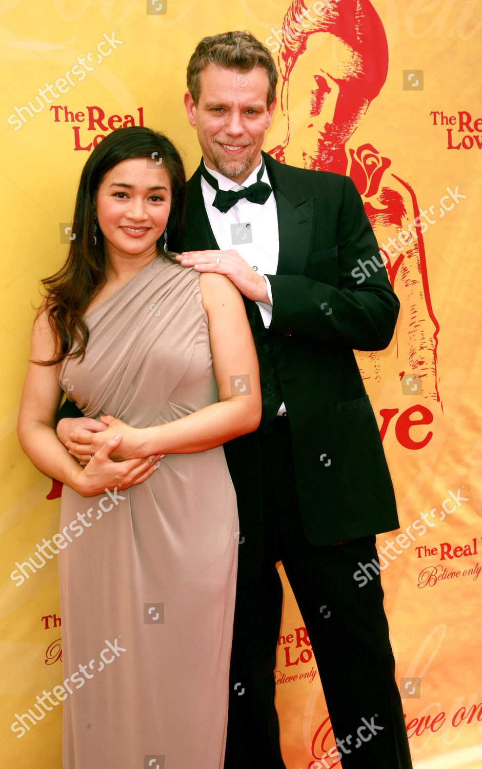 ADAM PASCAL WIFE CYBELE CHIVIAN Editorial Stock Photo Stock Image