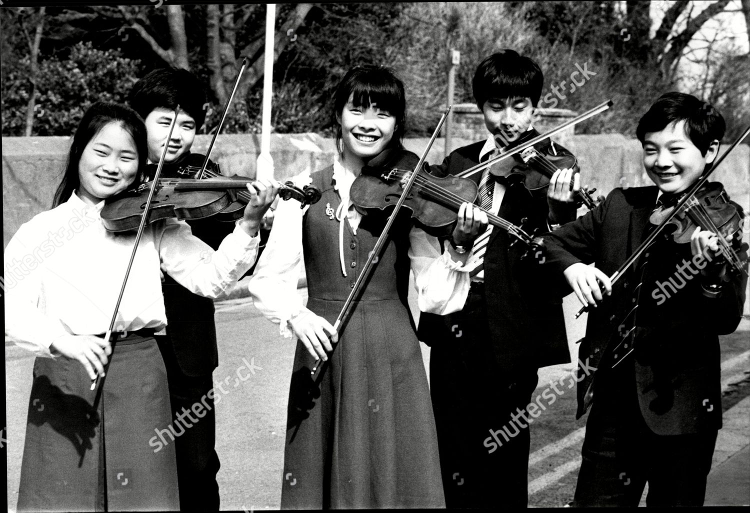 Chinese Musicians Who Won Yehudi Menuhin Editorial Stock Photo Stock