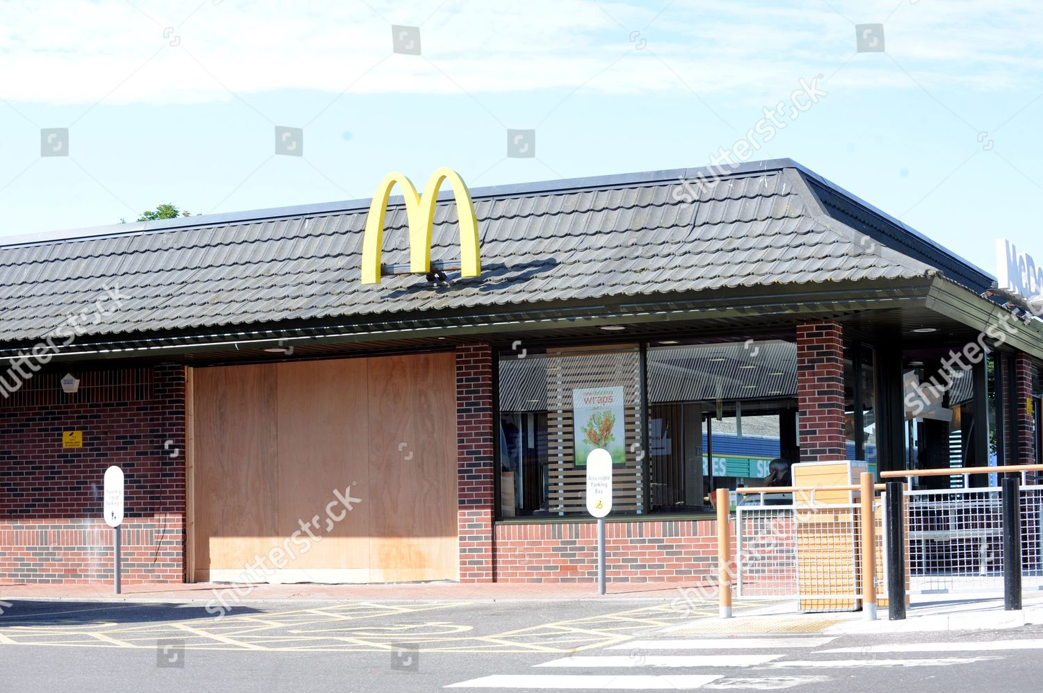 Exterior View Mcdonalds Port Talbot Day After Editorial Stock