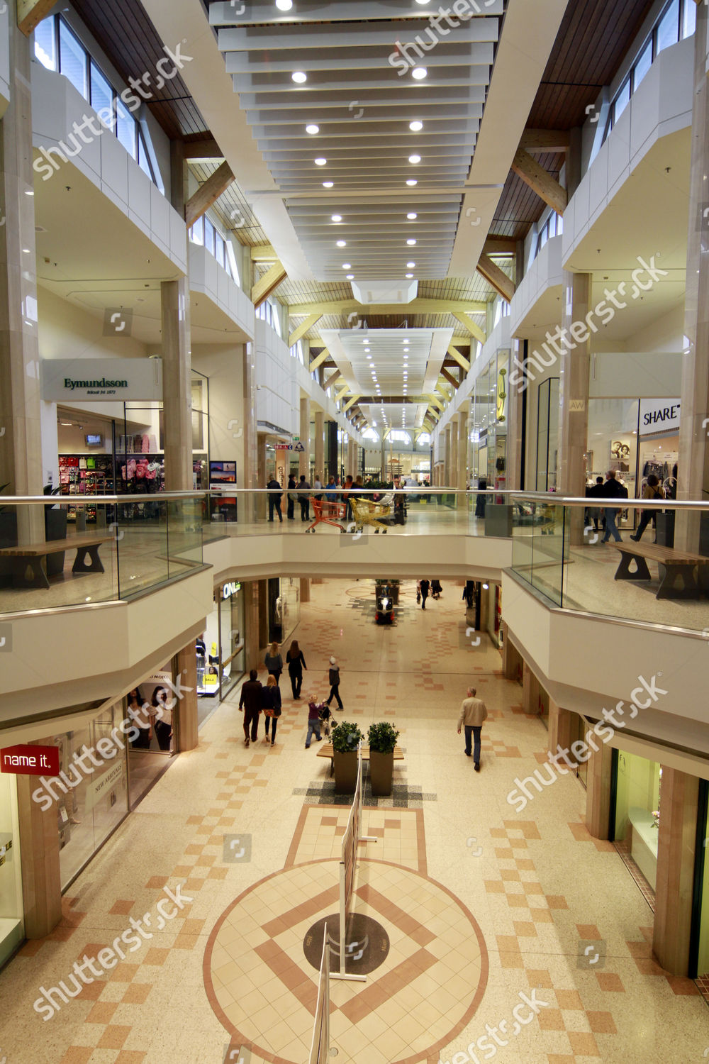 Kringlan Shopping Mall Reykjavik Iceland Europe Editorial Stock Photo ...