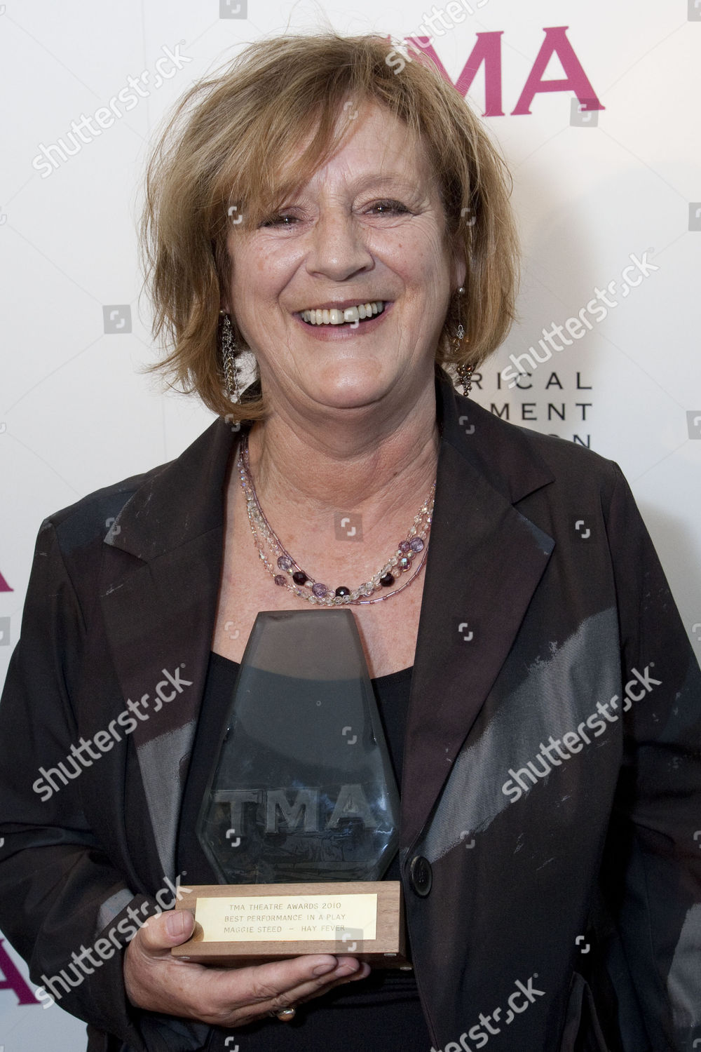 Maggie Steed Accepts Award Best Performance Editorial Stock Photo ...