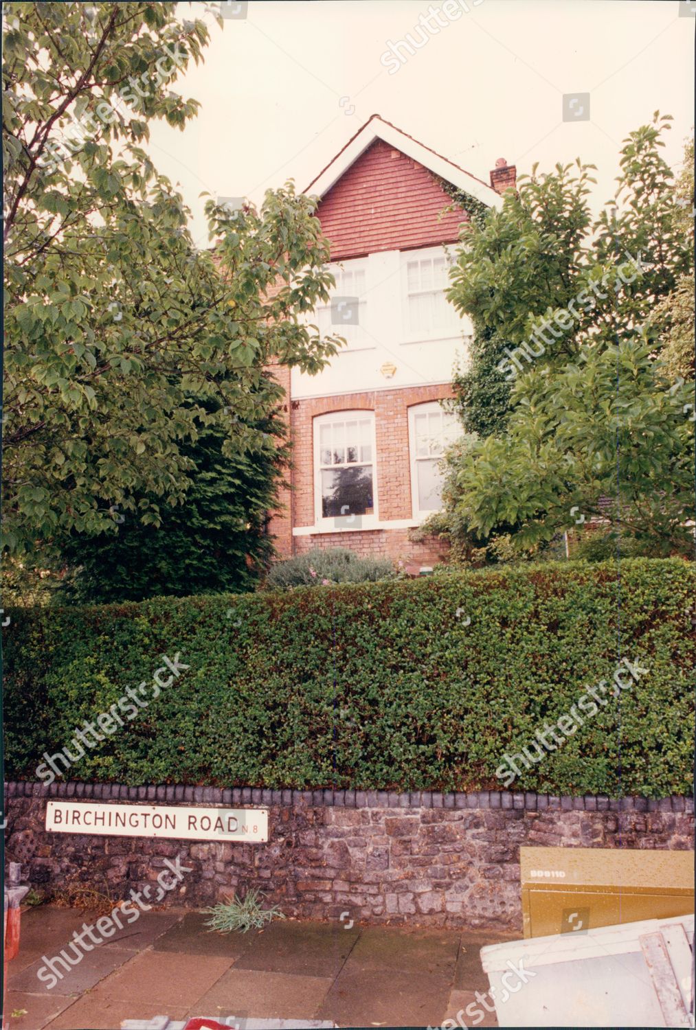 House Birchington Road N8 Viewed By Editorial Stock Photo Stock Image
