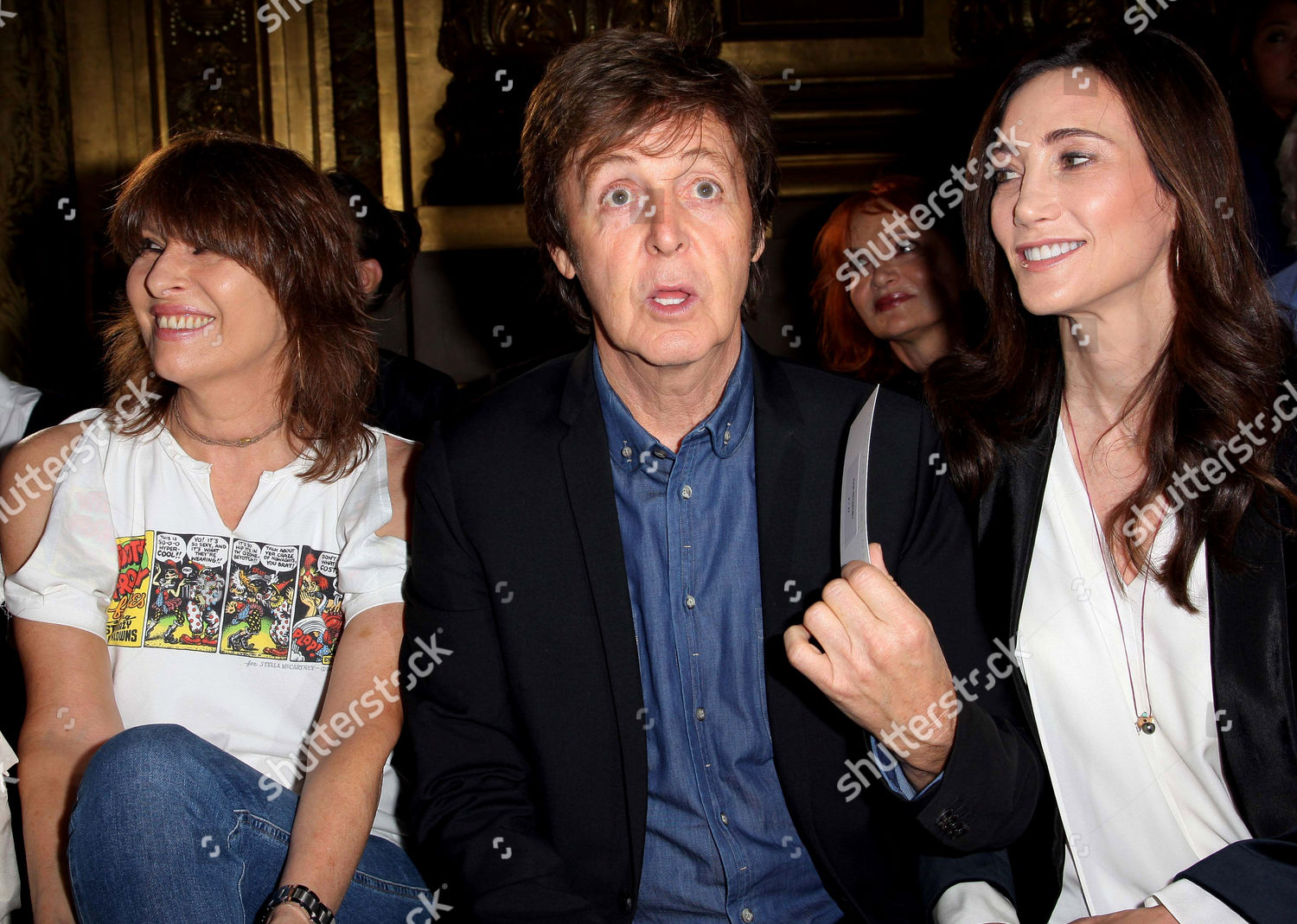Chrissie Hynde Sir Paul Mccartney Nancy Editorial Stock Photo - Stock