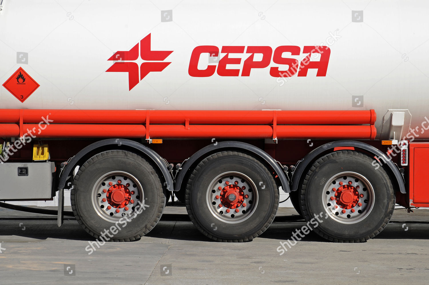 Cepsa Oil Company Logo On Fuel Editorial Stock Photo - Stock Image ...