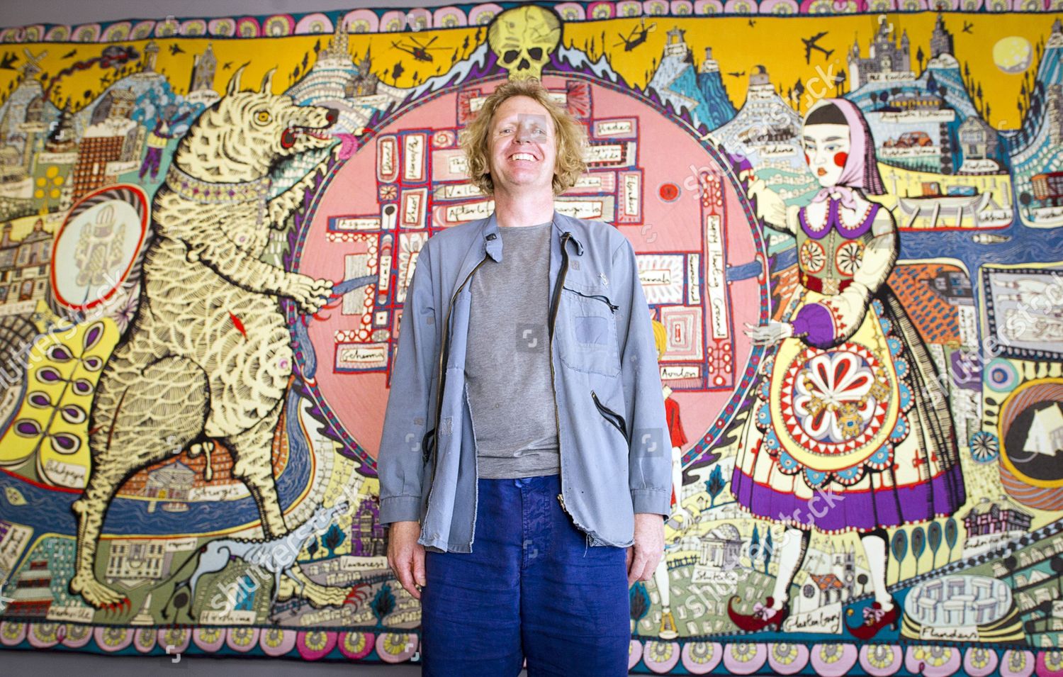 Grayson Perry Map Truths Beliefs 2011 Editorial Stock Photo - Stock ...