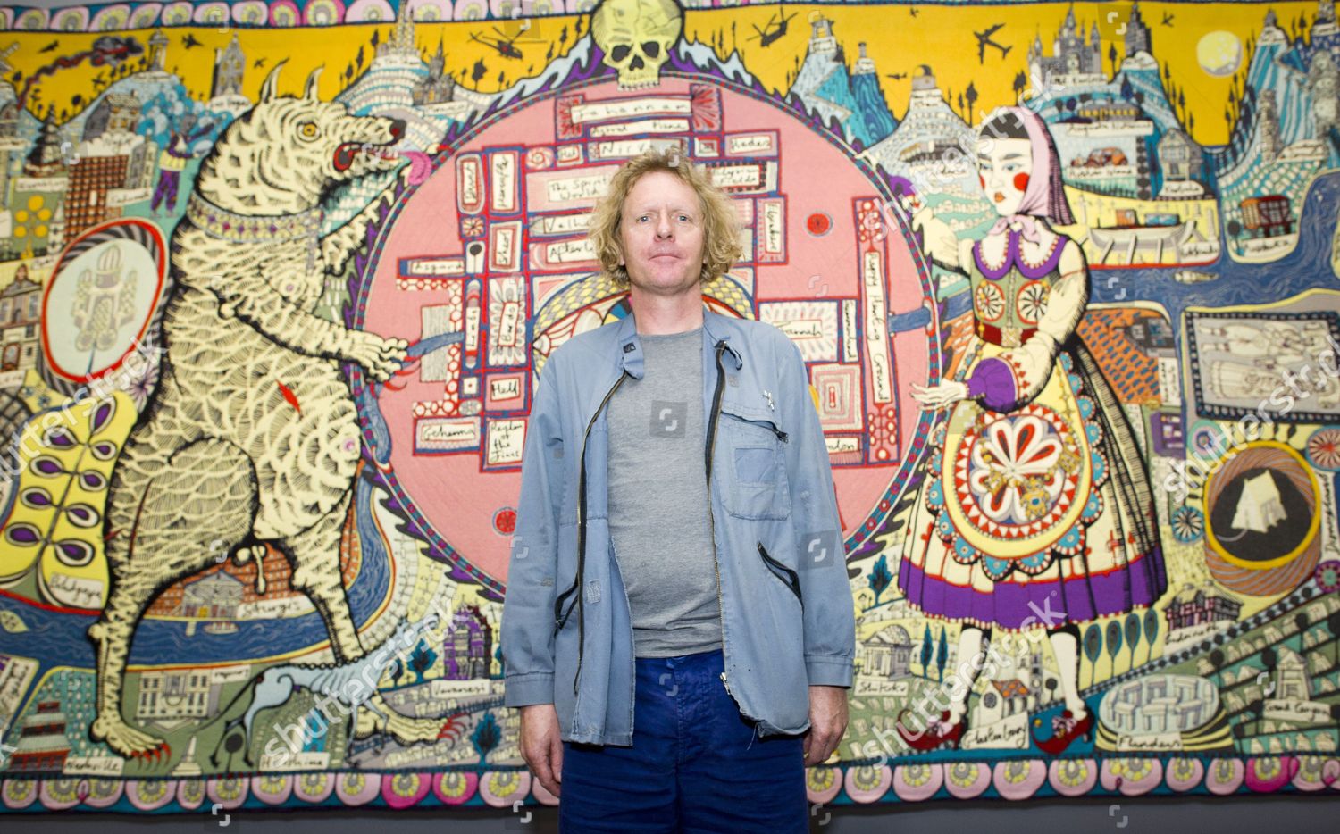 Grayson Perry Map Truths Beliefs 2011 Editorial Stock Photo - Stock ...