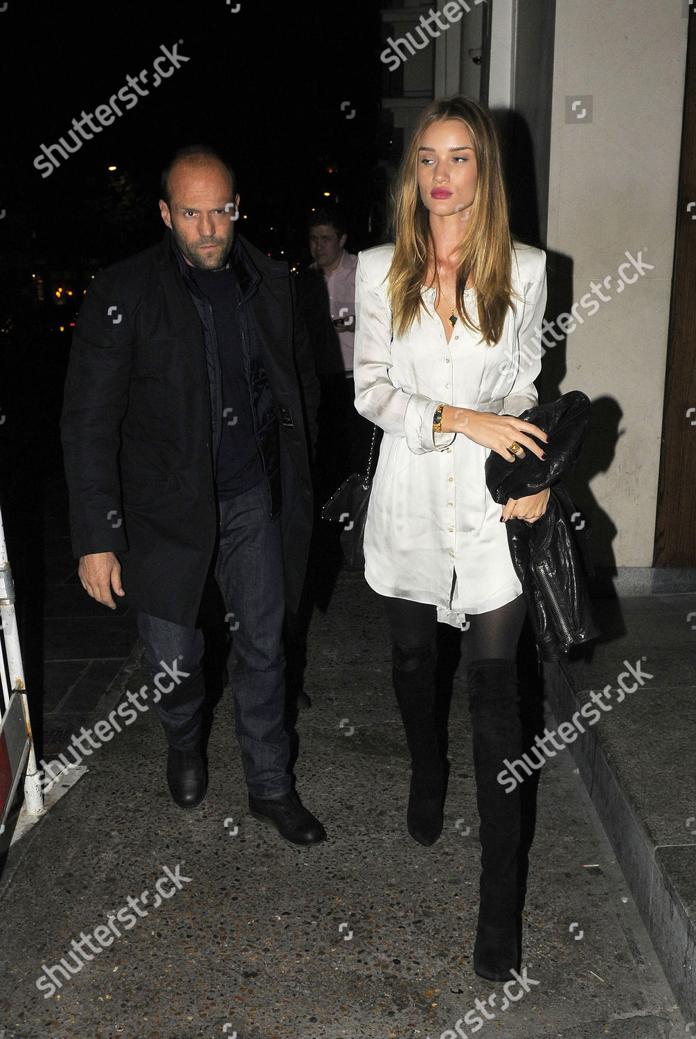 Jason Statham Rosie Huntingtonwhiteley Editorial Stock Photo Stock
