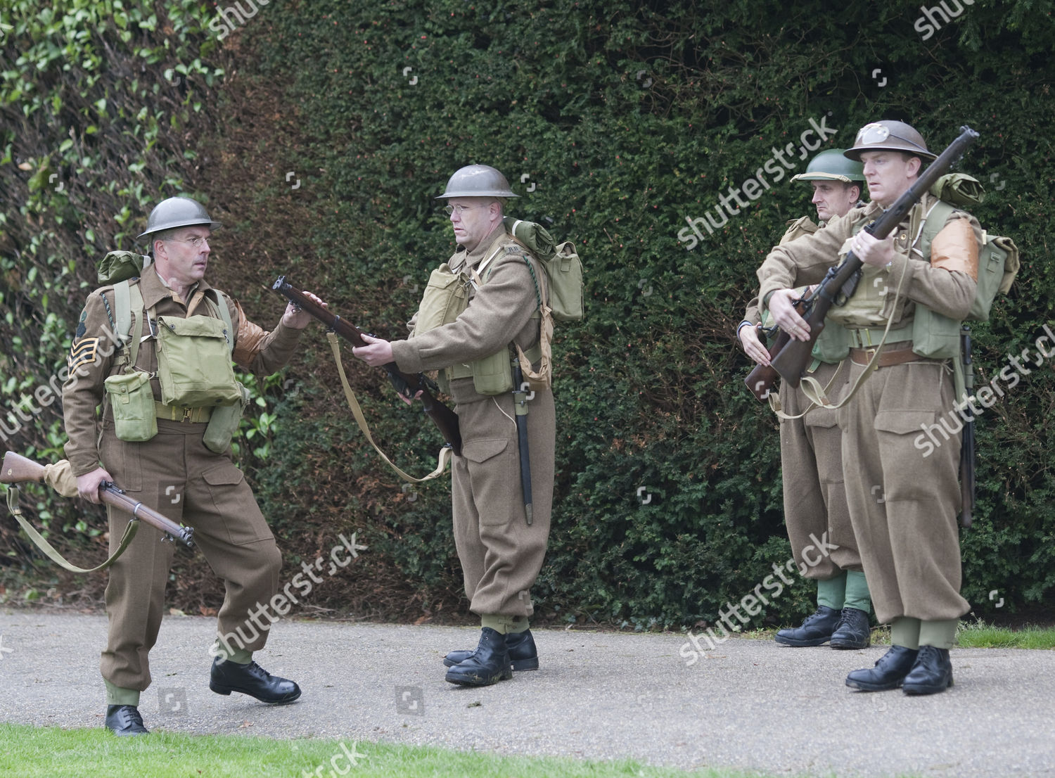 Participants Dressed Home Guard Uniform Editorial Stock Photo - Stock ...